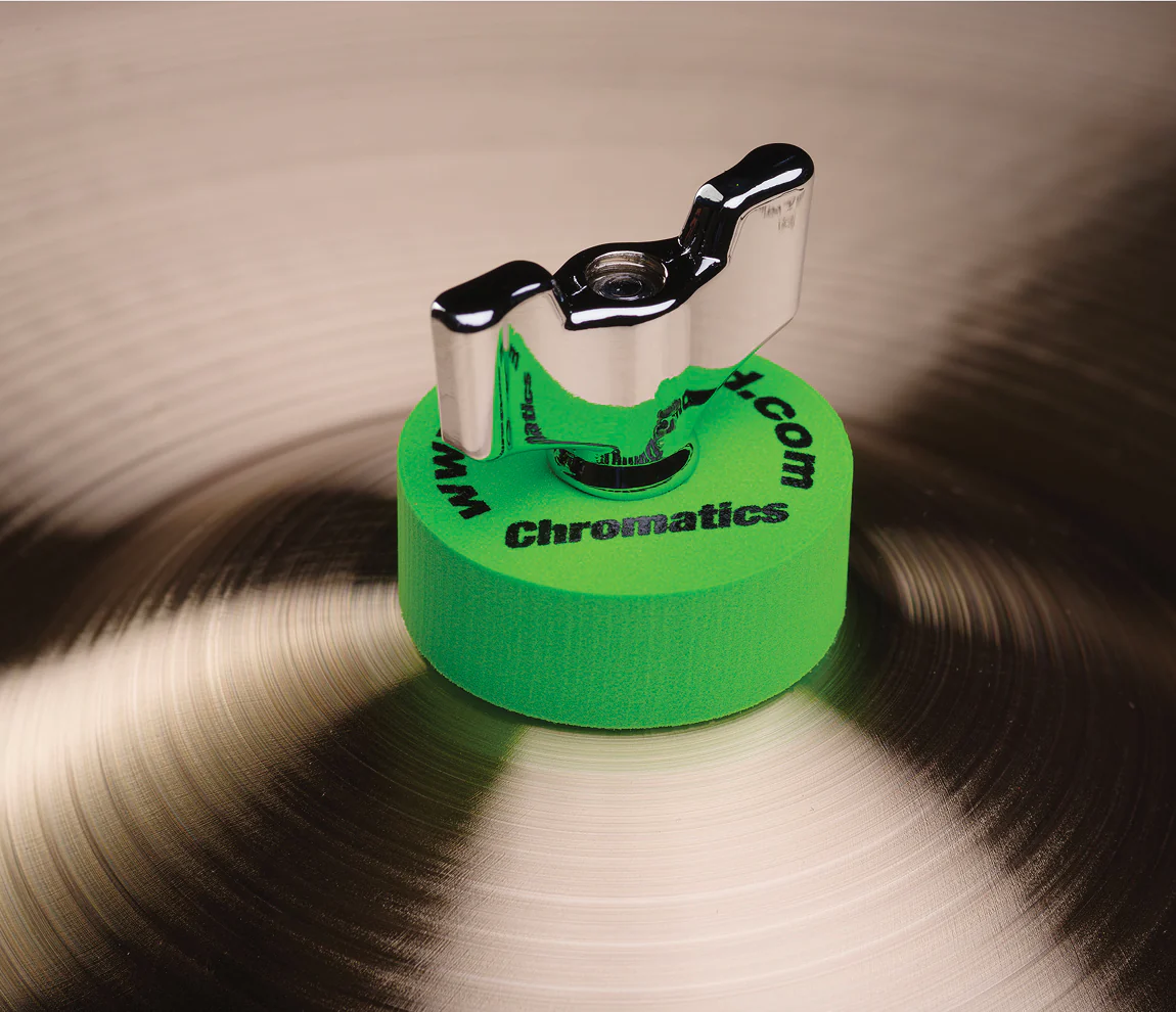 Cympad Chromatics 40/15mm Cymbal Pad in Green - Set of 5 - Image 3