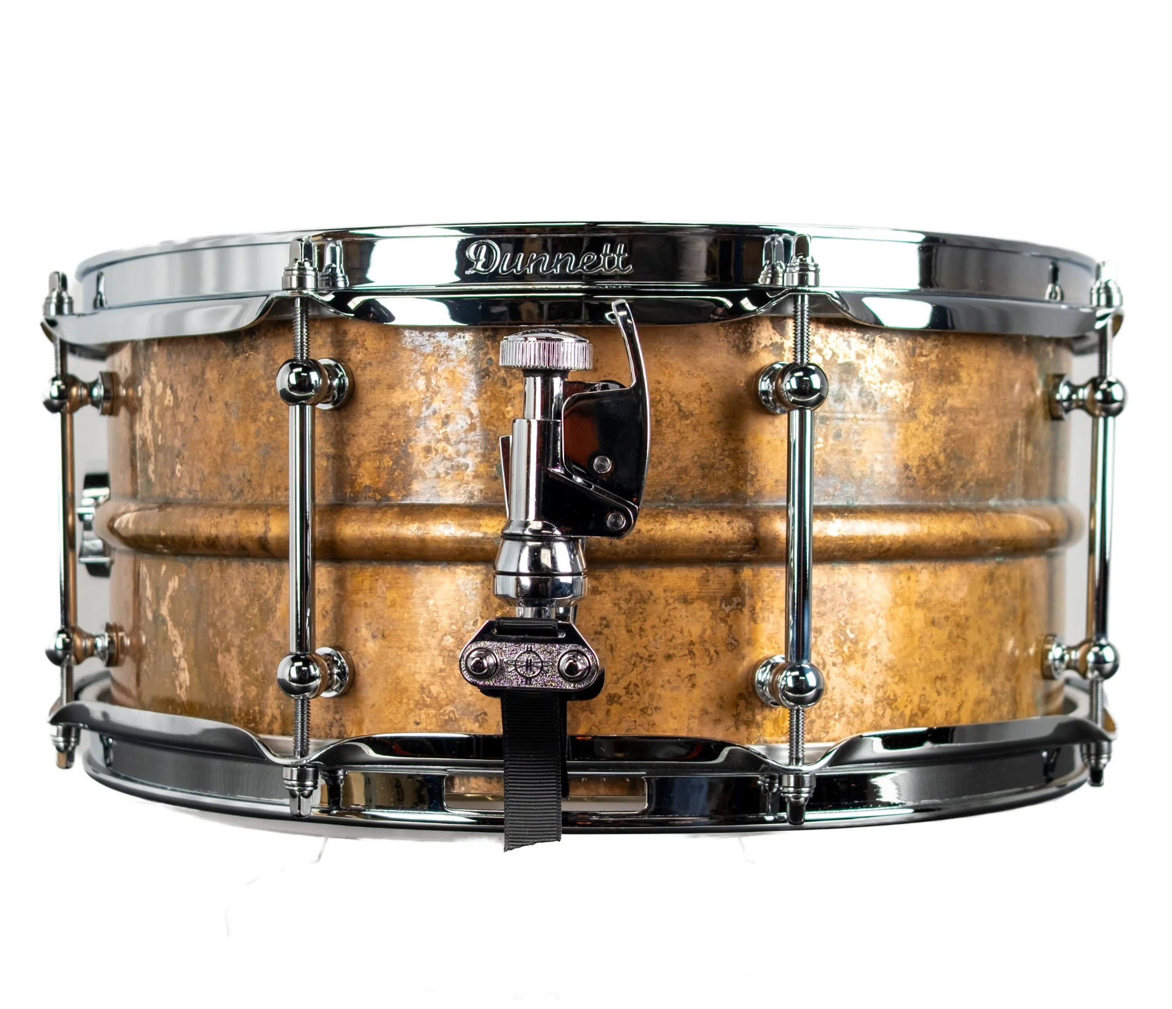 Dunnett Classic Model 2N 14" x 6.5" Bronze Snare Drum in Antique Bronze Patina - Image 10
