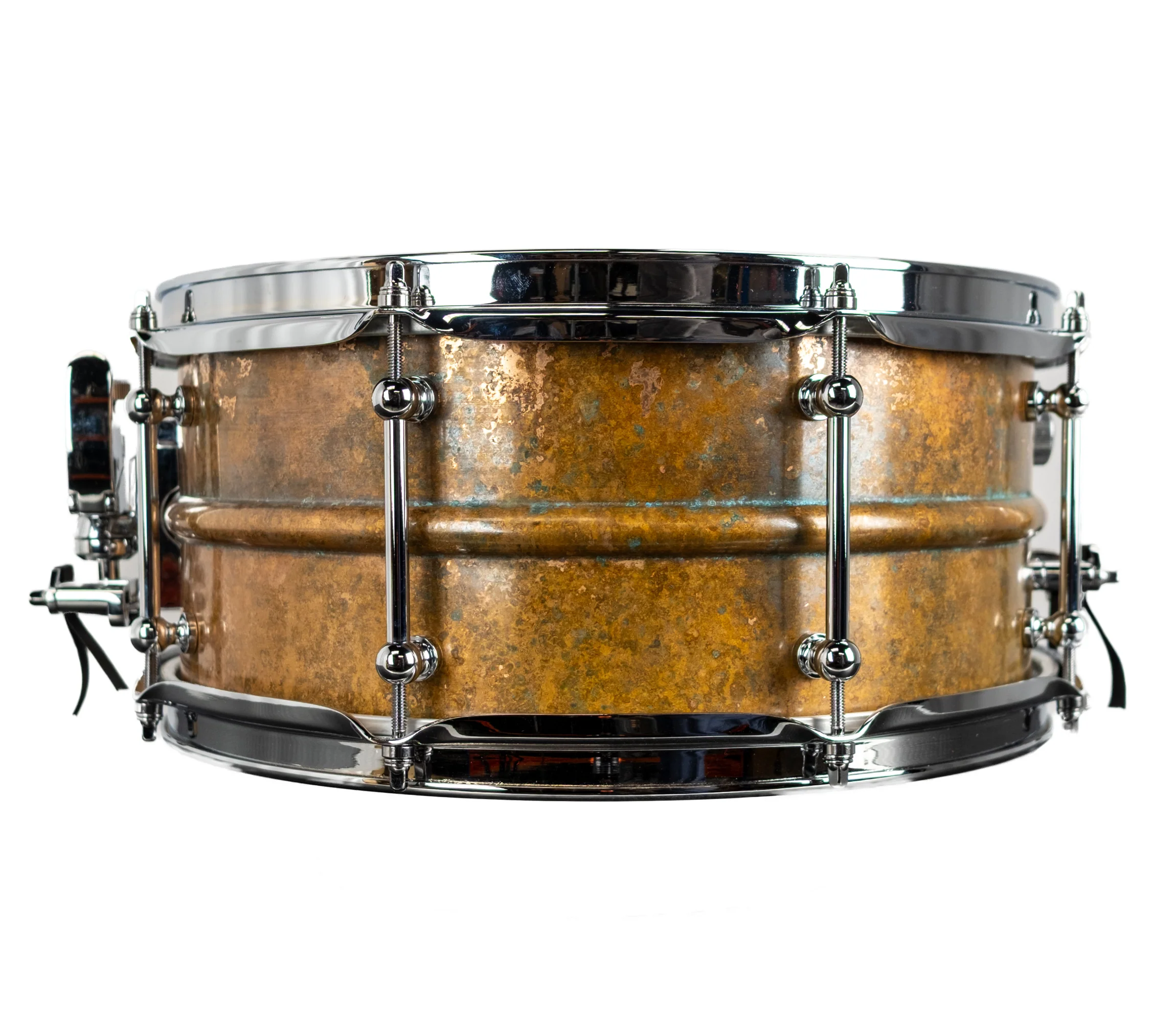 Dunnett Classic Model 2N 14" x 6.5" Bronze Snare Drum in Antique Bronze Patina - Image 8