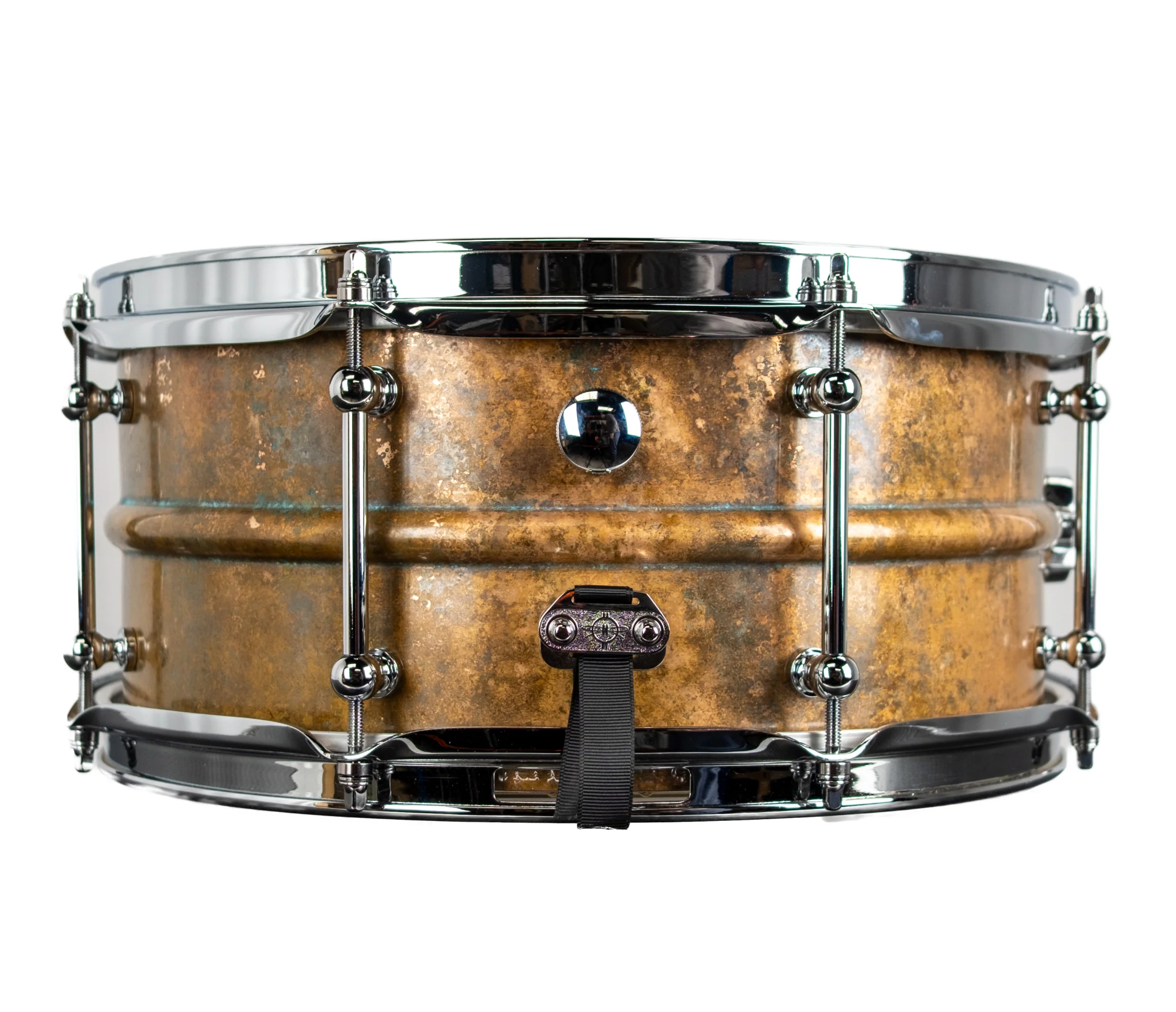 Dunnett Classic Model 2N 14" x 6.5" Bronze Snare Drum in Antique Bronze Patina - Image 9