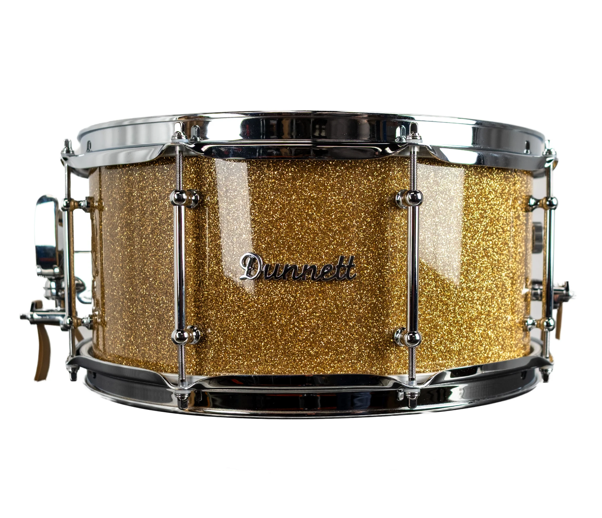 Dunnett Classic StereoPly 14" x 7" Snare Drum in Bronze B20 Sparkle - Image 5