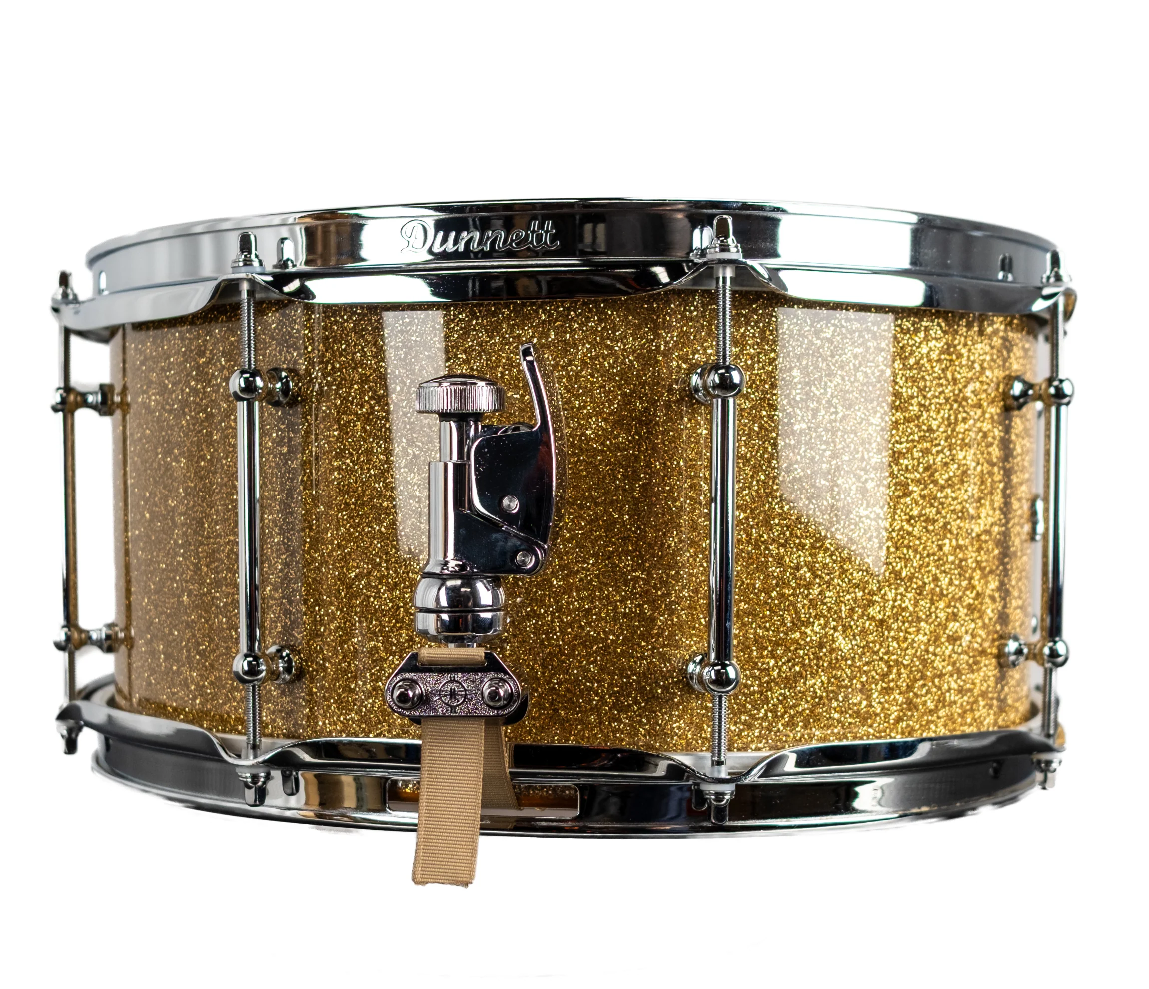 Dunnett Classic StereoPly 14" x 7" Snare Drum in Bronze B20 Sparkle - Image 7