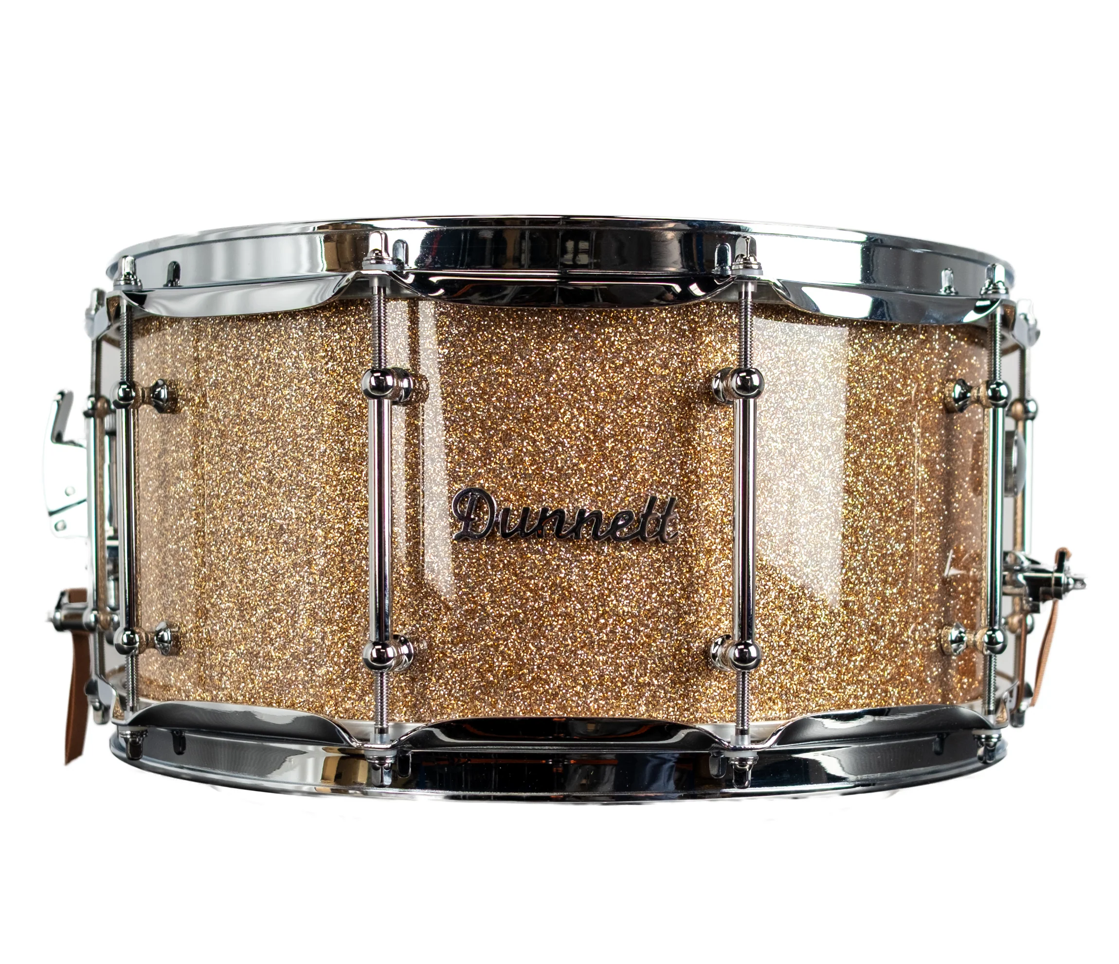 Dunnett Classic StereoPly 14" x 7" Snare Drum in Champagne Sparkle - Image 7