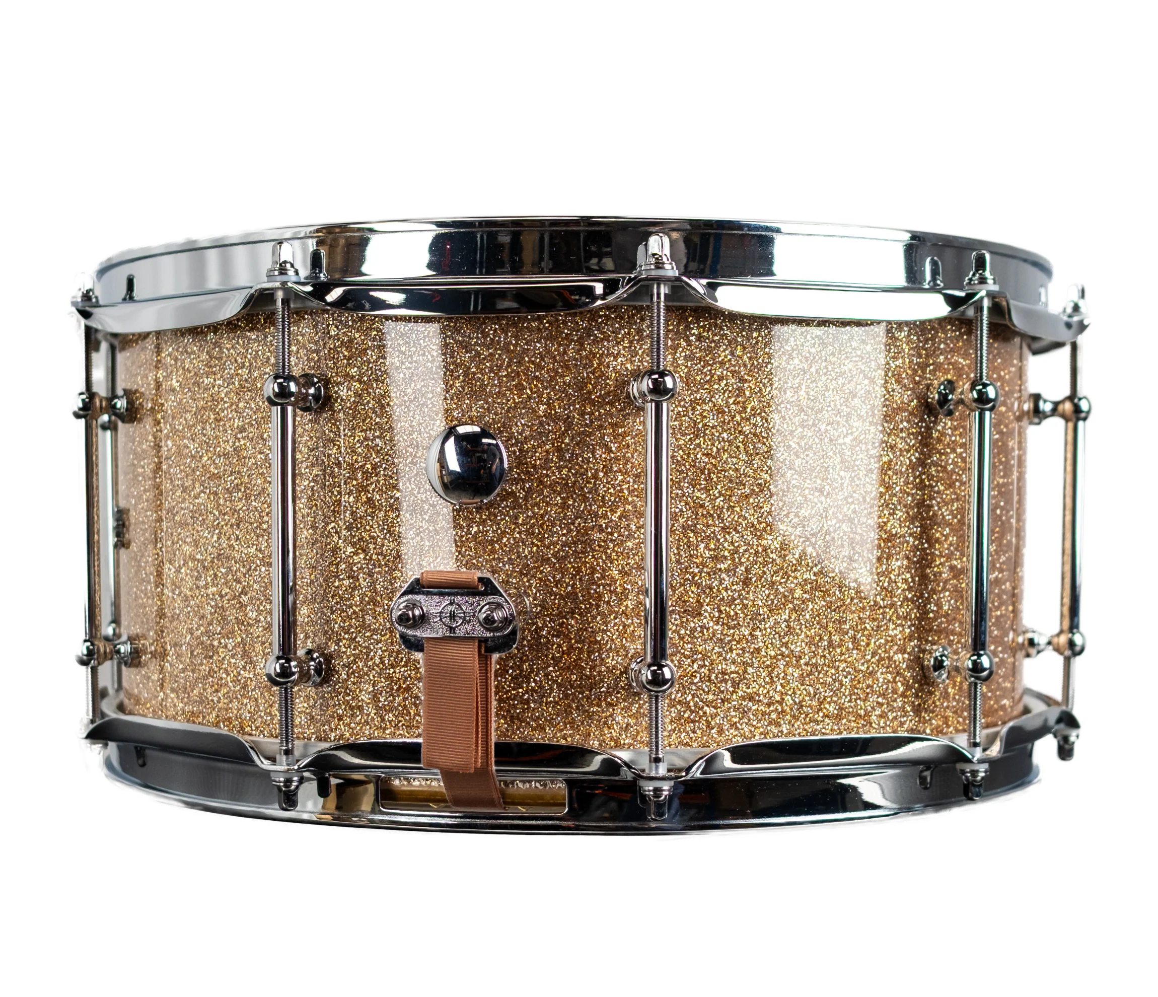 Dunnett Classic StereoPly 14" x 7" Snare Drum in Champagne Sparkle - Image 8