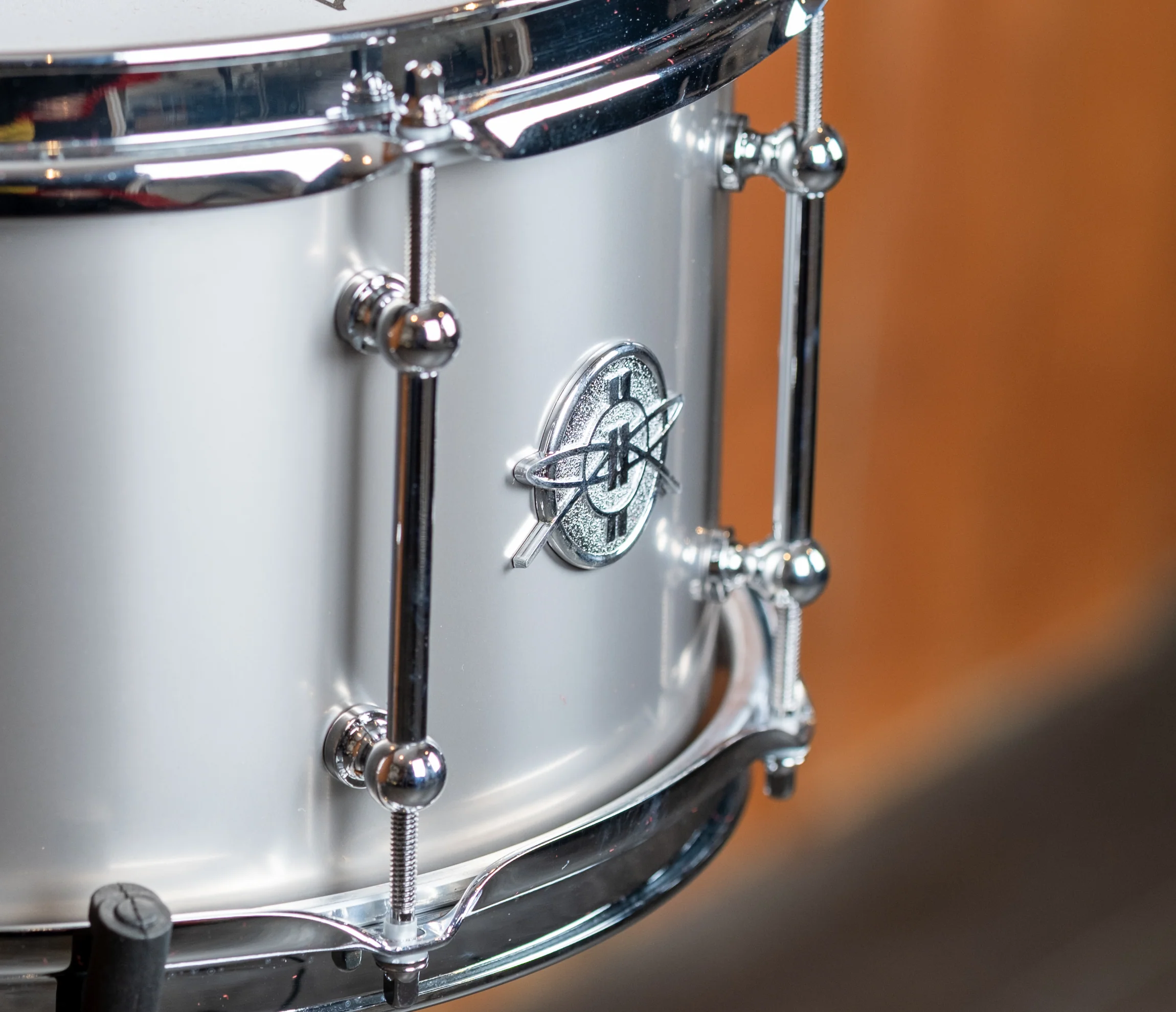 Dunnett Classic Titanium 13" x 7" Snare Drum - Raw Finish - Image 3