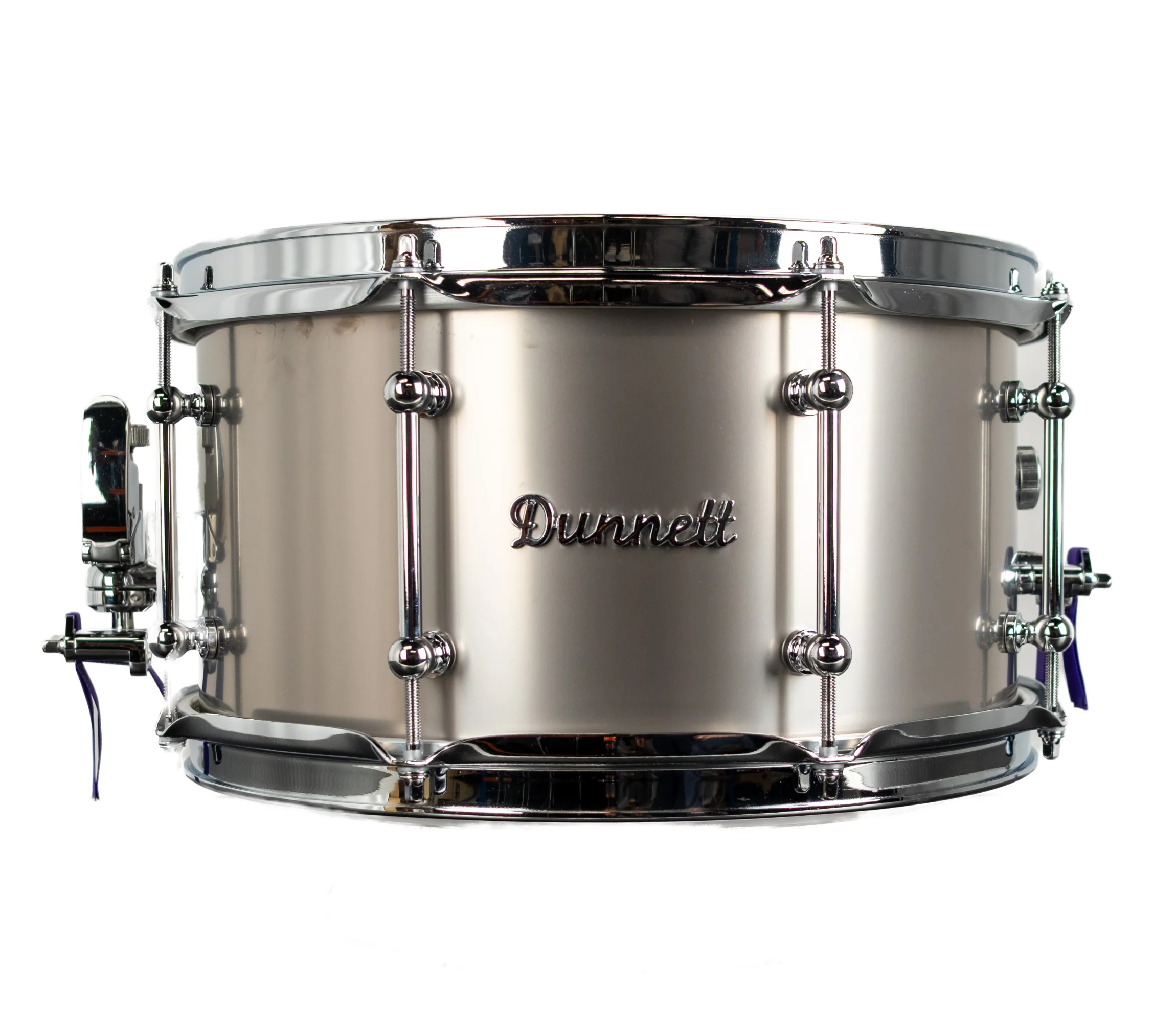 Dunnett Classic Titanium 13" x 7" Snare Drum - Raw Finish - Image 6