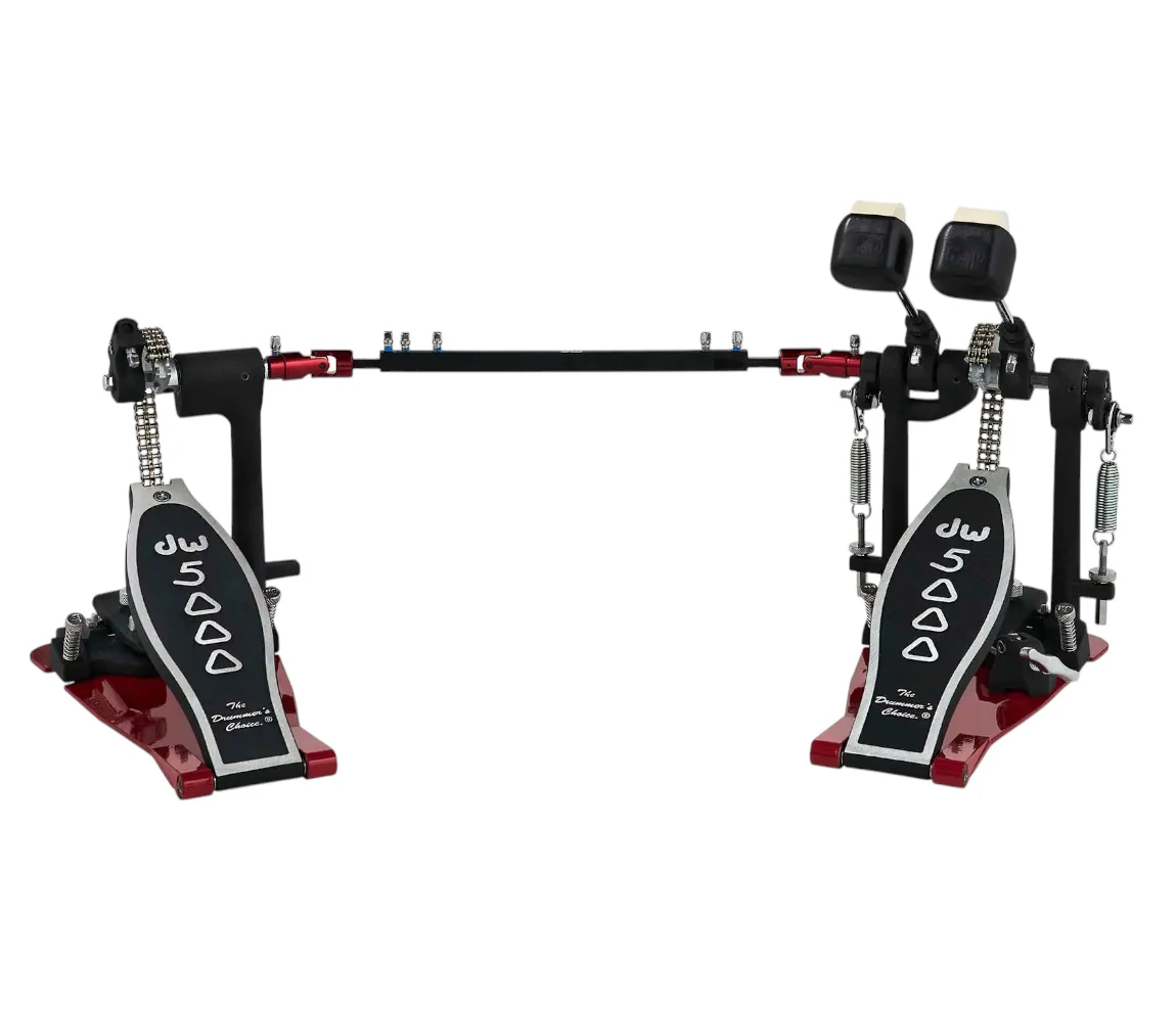 DW 5000 Series Accelerator Heelless Double Bass Drum Pedal w/ Bag