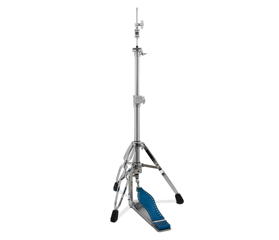 DW Machined Direct Drive Hi Hat - 3 Legs Blue Footboard