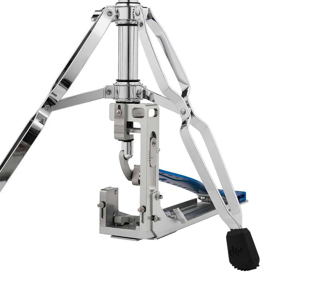 DW Machined Direct Drive Hi Hat - 3 Legs Blue Footboard - Image 3