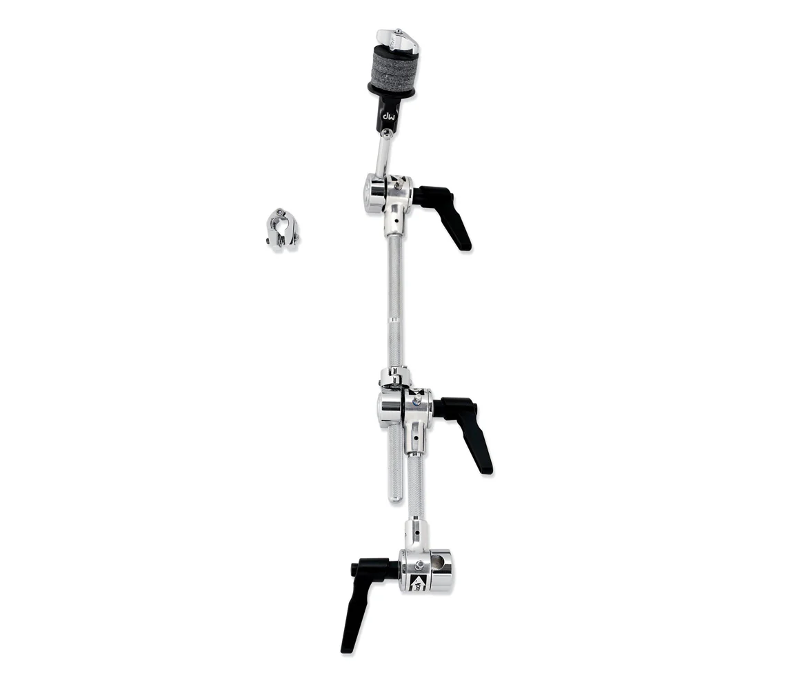 DW Puppy Bone with cymbal arm. Fits all 1/2" rods arms/floor tom legs