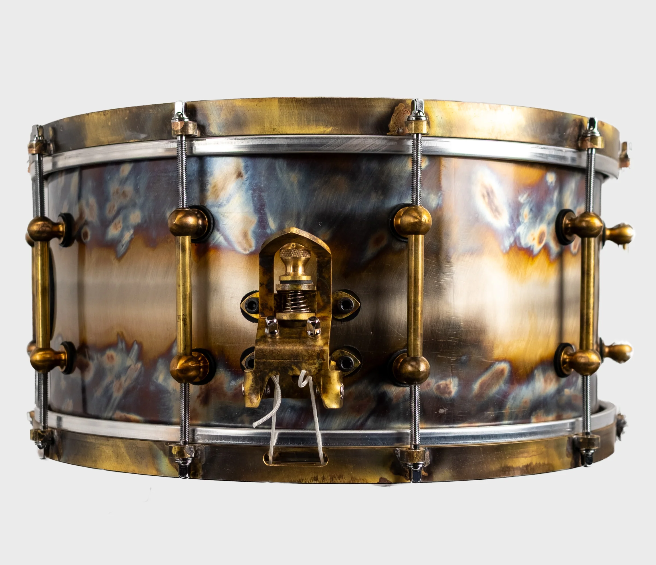 Ebenor 14" x 7" Bright Evolution Stainless Steel Snare Drum - Image 8