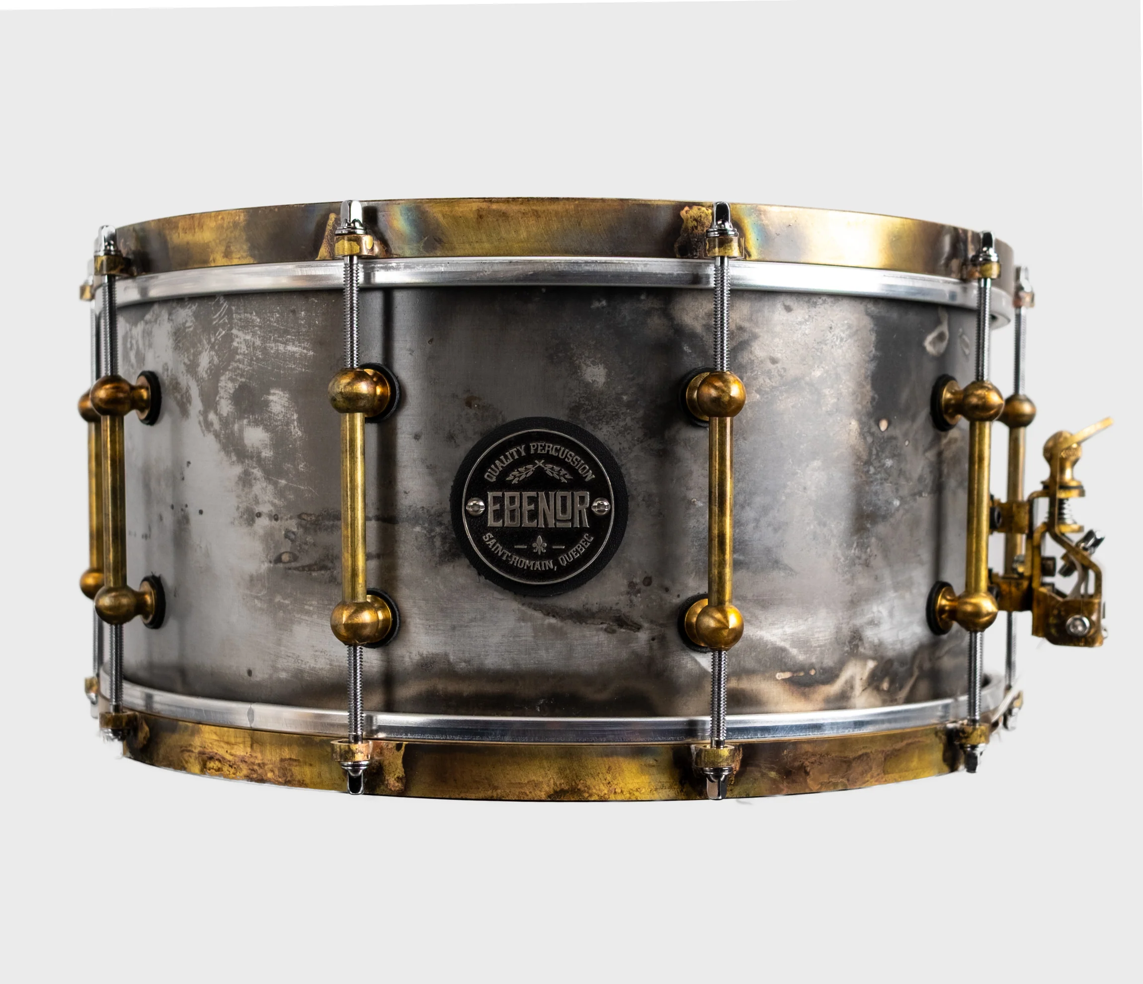 Ebenor Percussion 14" x 7" Heavy Feather Aluminium Snare Drum