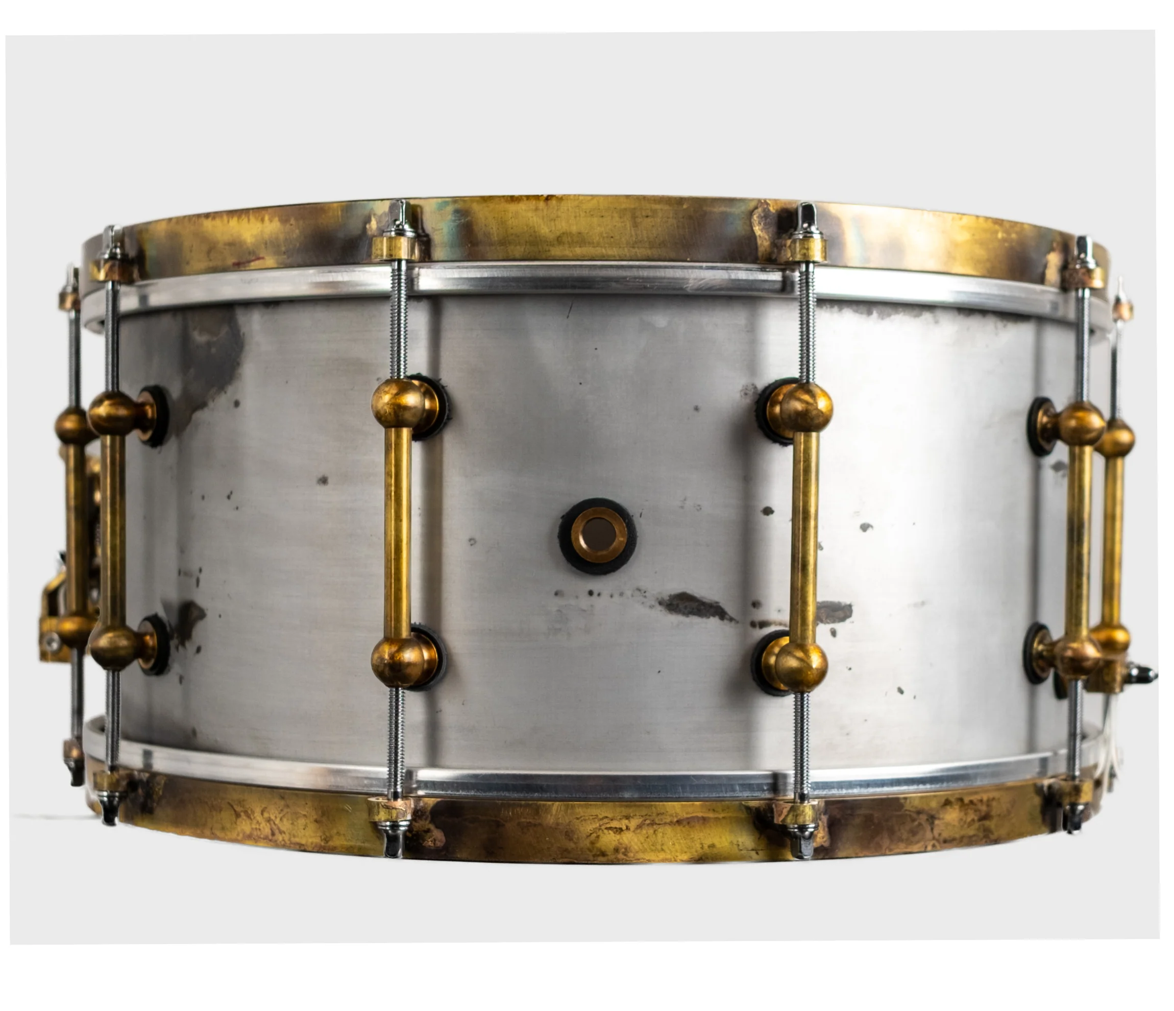 Ebenor Percussion 14" x 7" Heavy Feather Aluminium Snare Drum - Image 5
