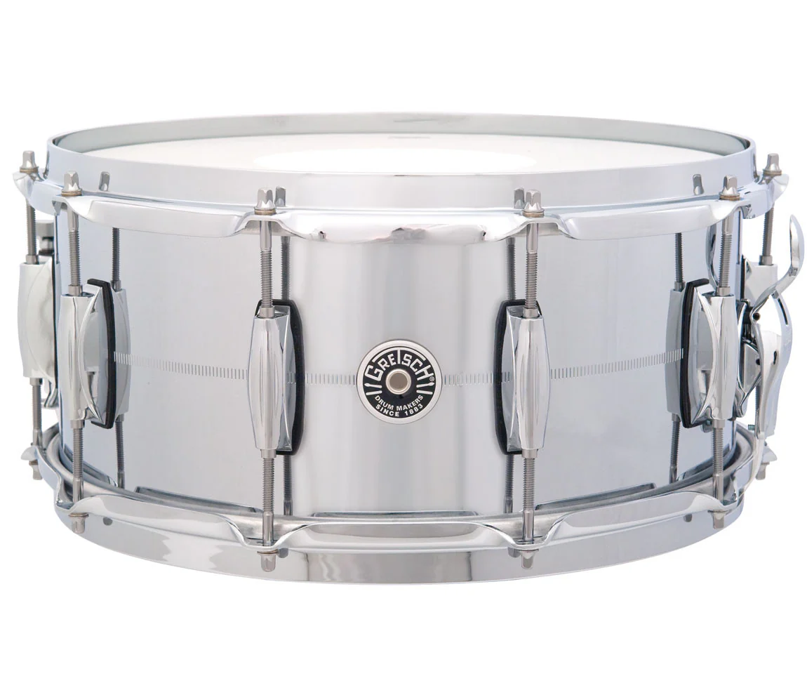 Gretsch Brooklyn 14" x 5" Chrome Over Brass Snare Drum