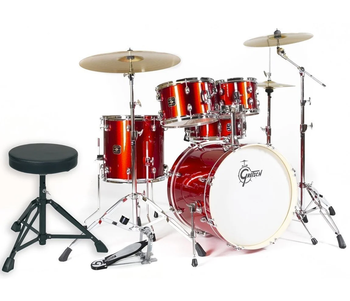 Gretsch Energy 20" 5-Piece Drum Kit (inc. Hardware & 3 Cymbals)