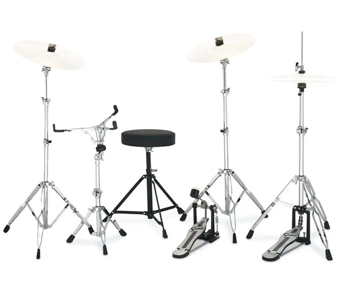 Gretsch Renegade 5-Piece Drum Kit with Hardware + RAW Cymbals in Blue Sparkle - Image 4