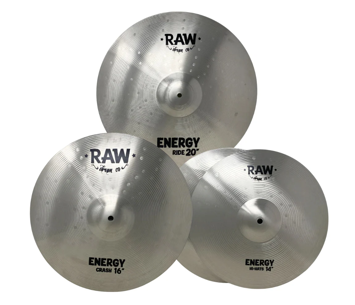 Gretsch Renegade 5-Piece Drum Kit with Hardware + RAW Cymbals in Blue Sparkle - Image 3