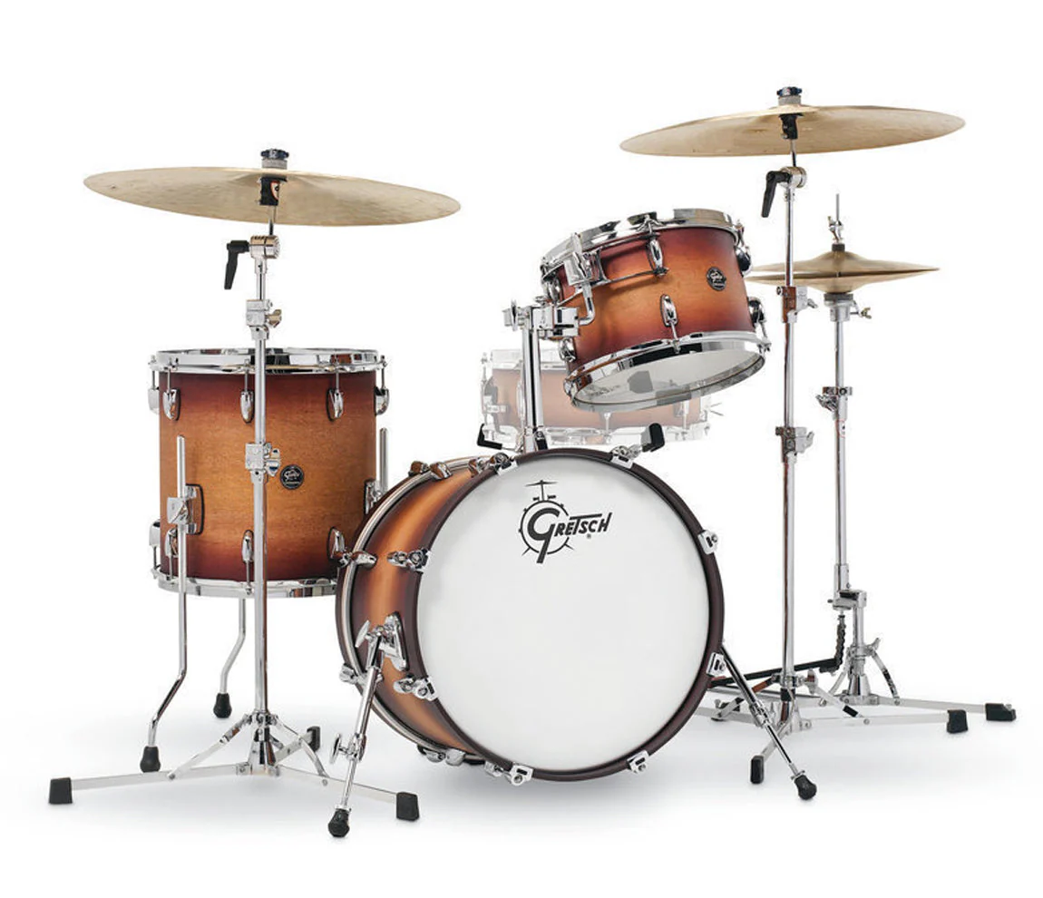 Gretsch Renown Maple 18" 3pc Shell Pack in Satin Tobacco Burst