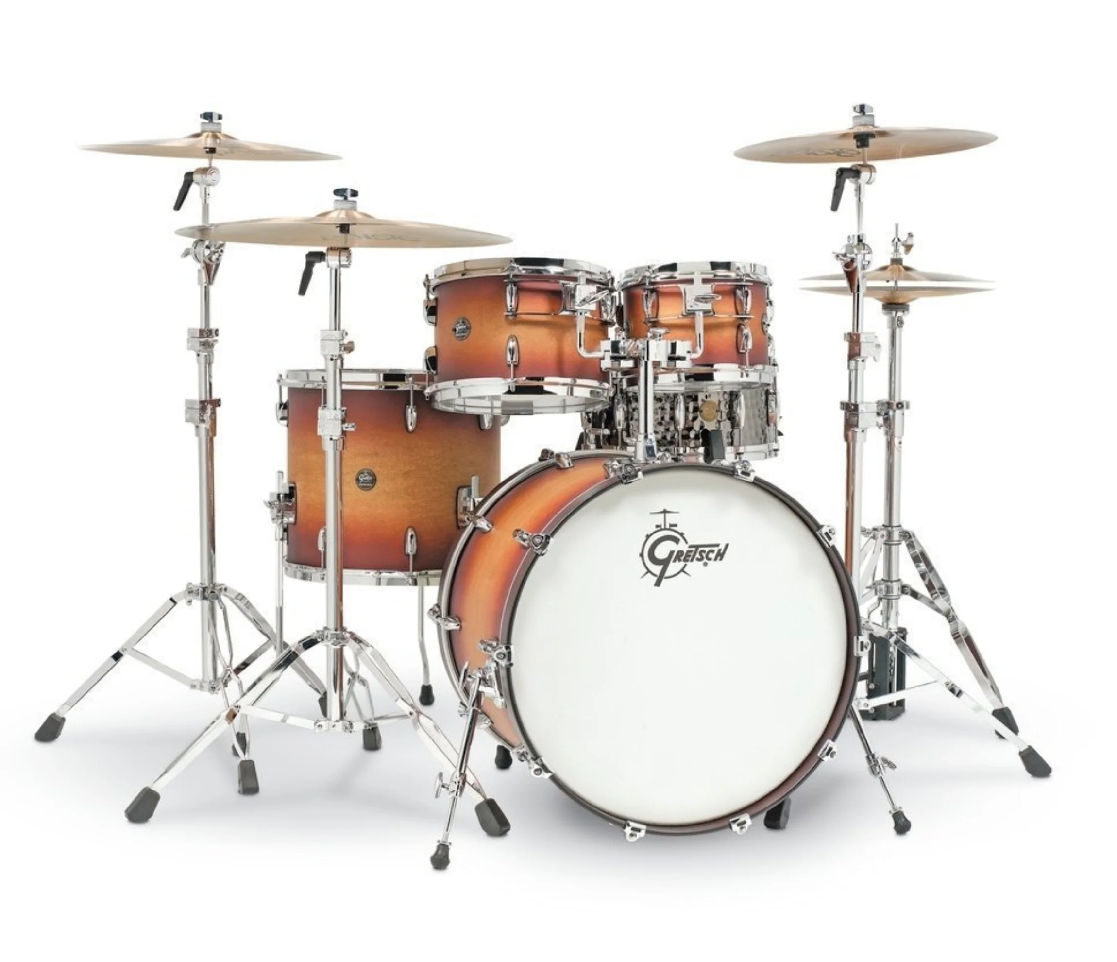 Gretsch Renown Maple 22" 4pc Shell Pack in Satin Tobacco Burst