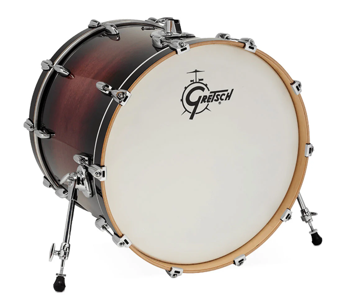 Gretsch Renown Maple 22" x 18" Bass Drum in Satin Tobacco Burst