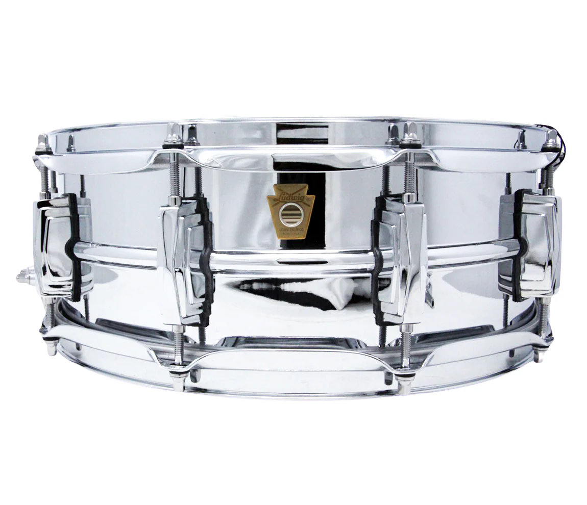 Ludwig S-Phonic 14" x 5" Snare Drum in Chrome - Image 2