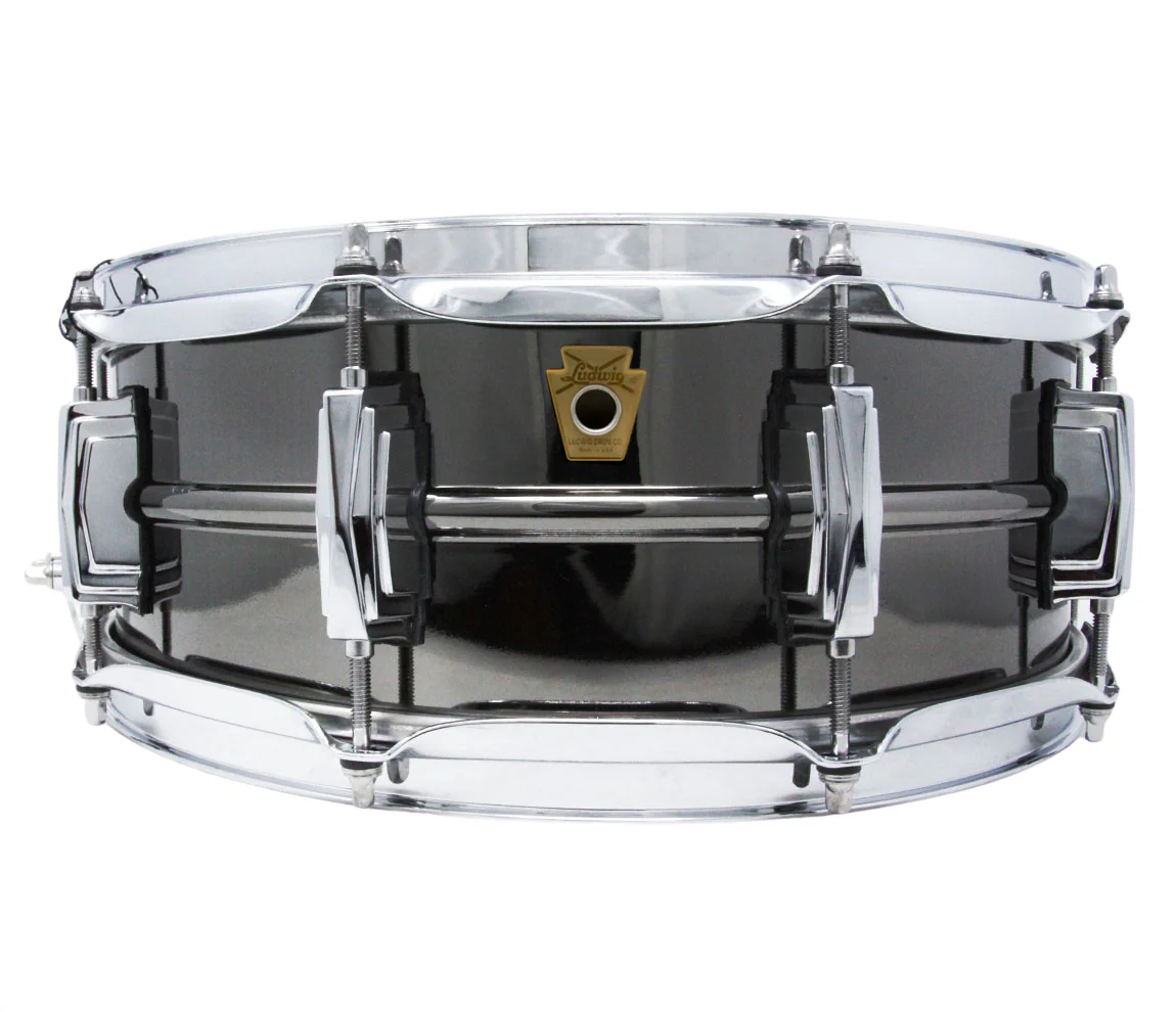 Ludwig Black Beauty 14" x 5" Snare Drum (Smooth Shell, Imperial Lugs) - LB416 - Image 2