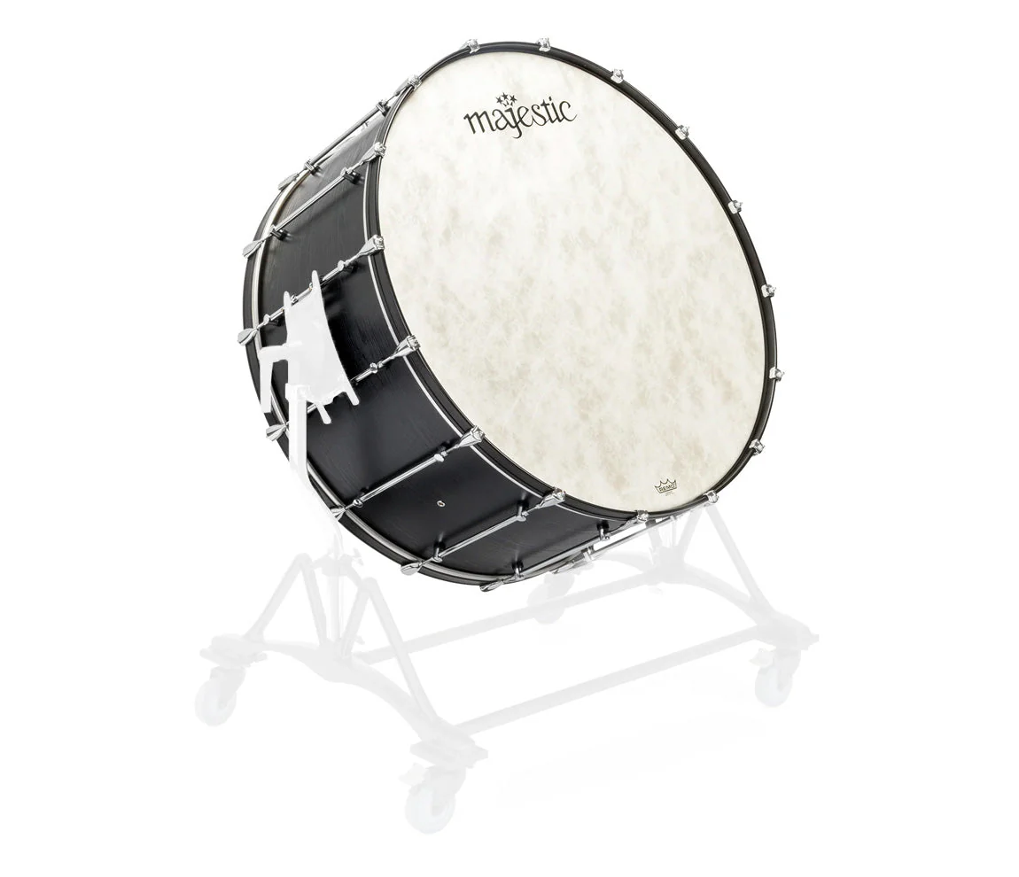 Majestic Concert 32" x 18" Black Concert Bass Drum