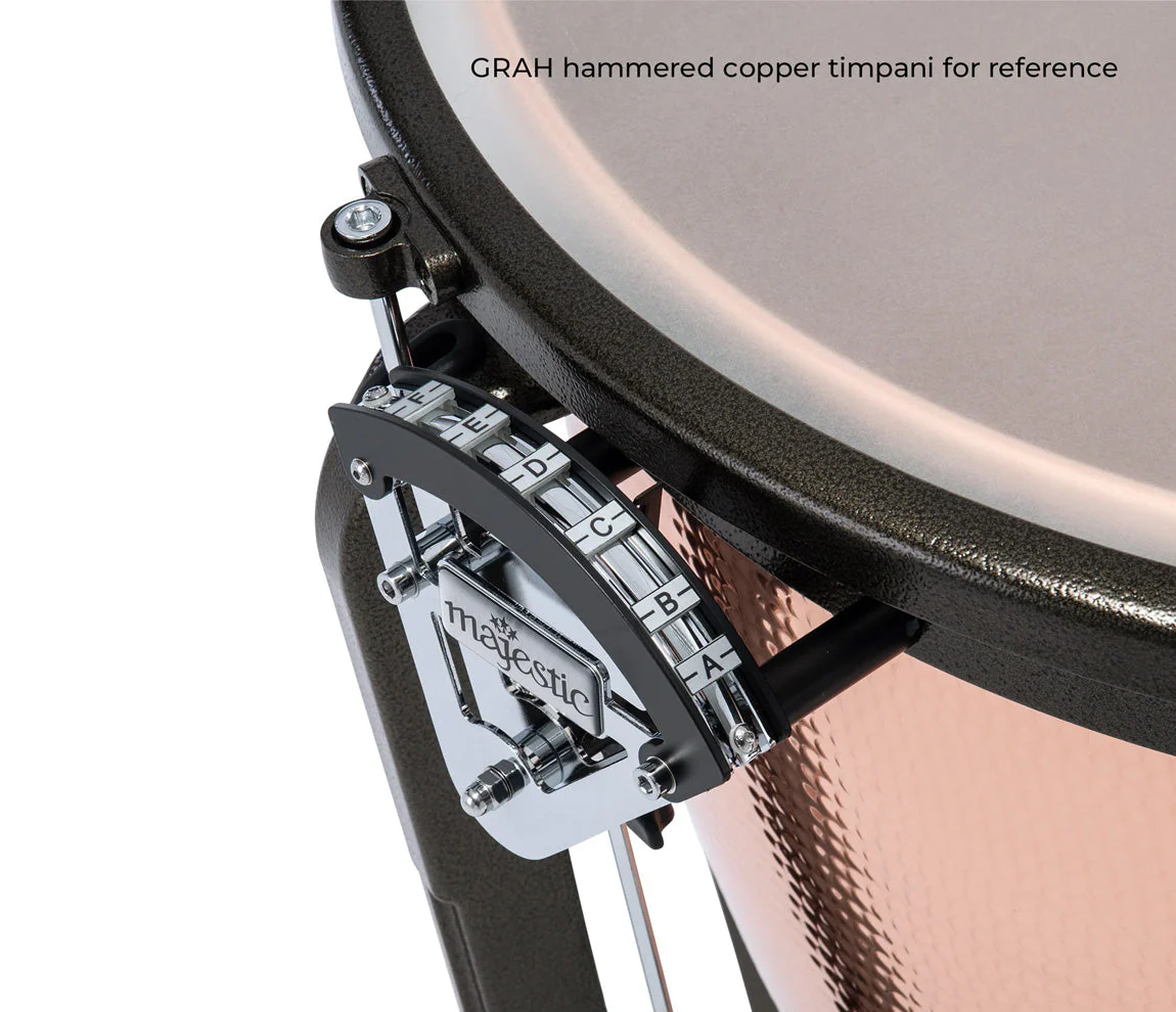 Majestic Symphonic Grand 29" Polished Copper Timpani With Hand Fine Tuner - Image 3