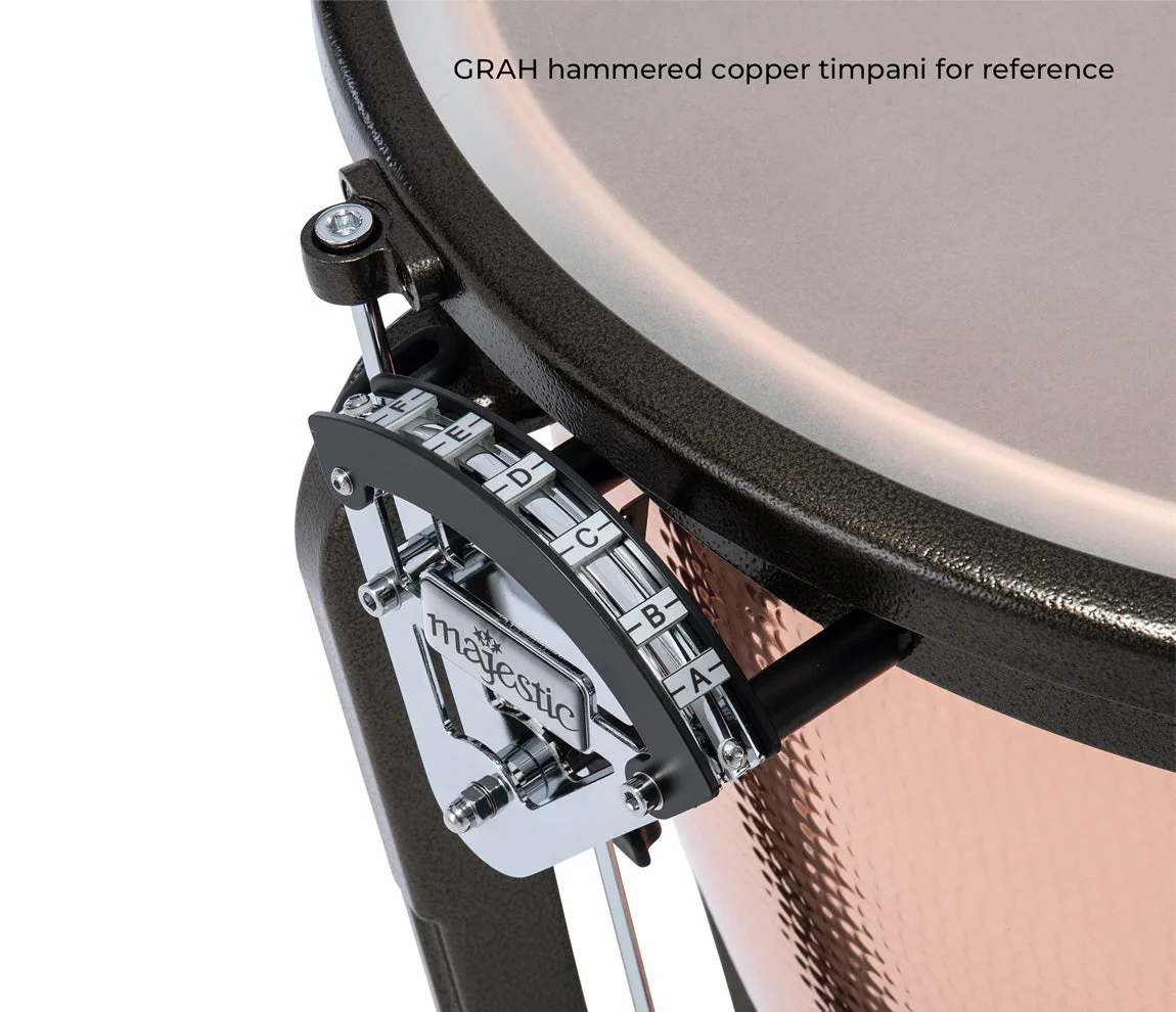 Majestic Symphonic Grand 29" (Standard) Hammered Copper Timpani - Image 2