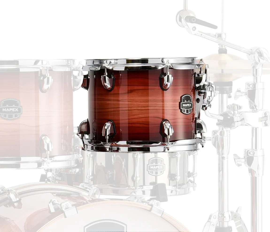 Mapex Armory 8" x 7" Tom in Redwood Burst w/ Tom Mount