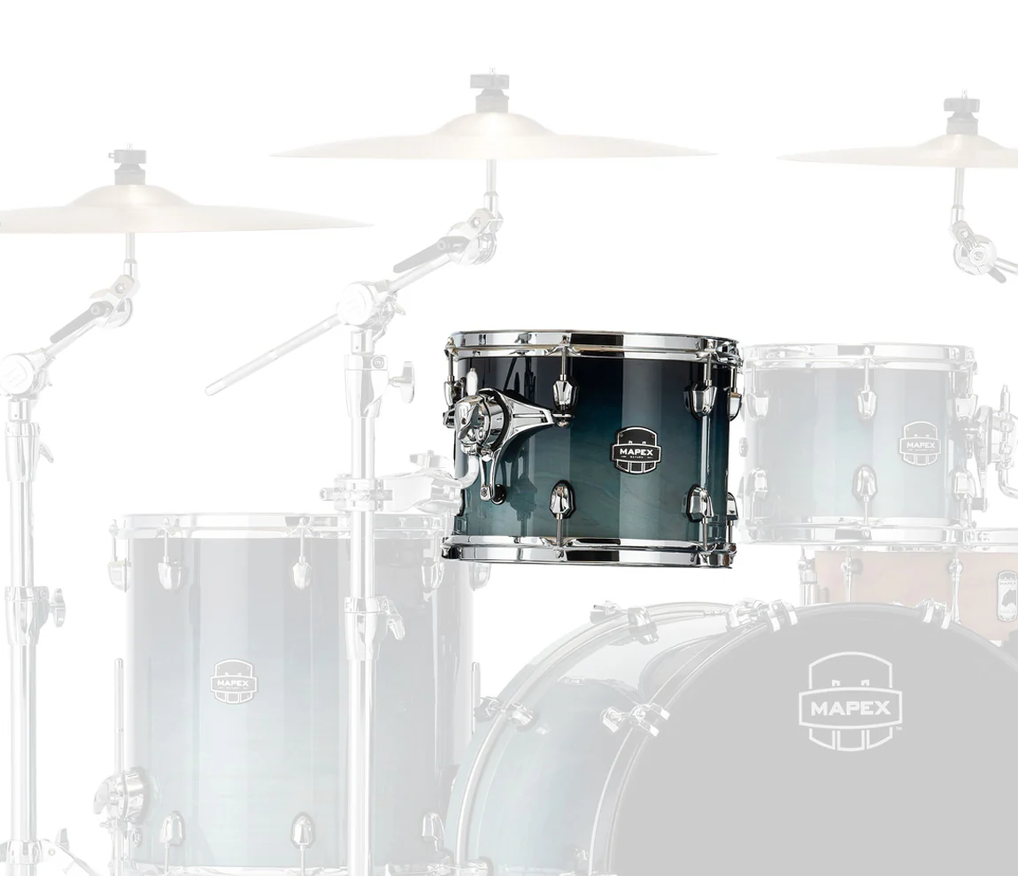 Mapex Saturn Classic 12" x 8" Tom In Teal Blue Fade