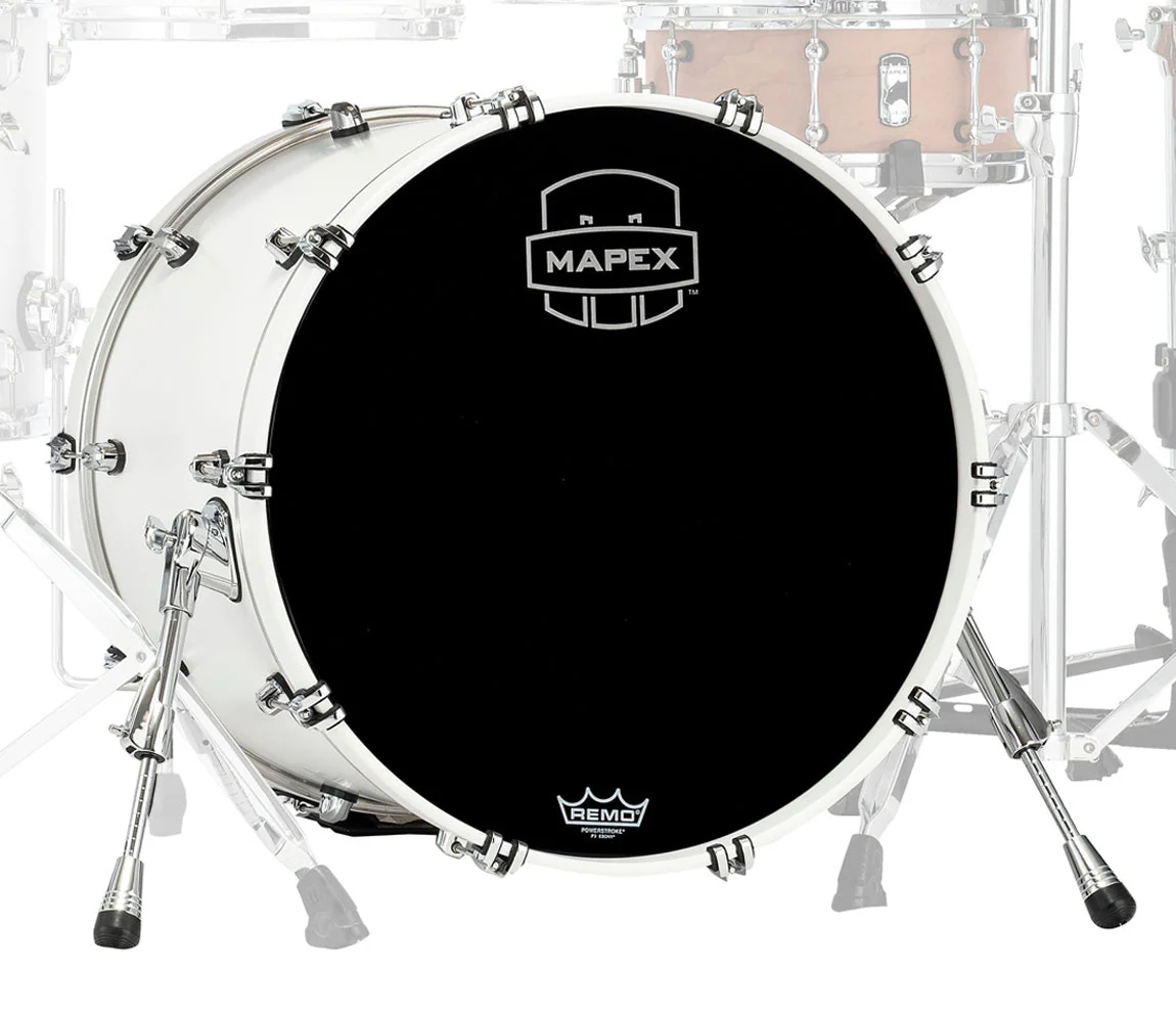 Mapex Saturn Classic 22" x 16" Bass Drum (No Mount) In Satin White