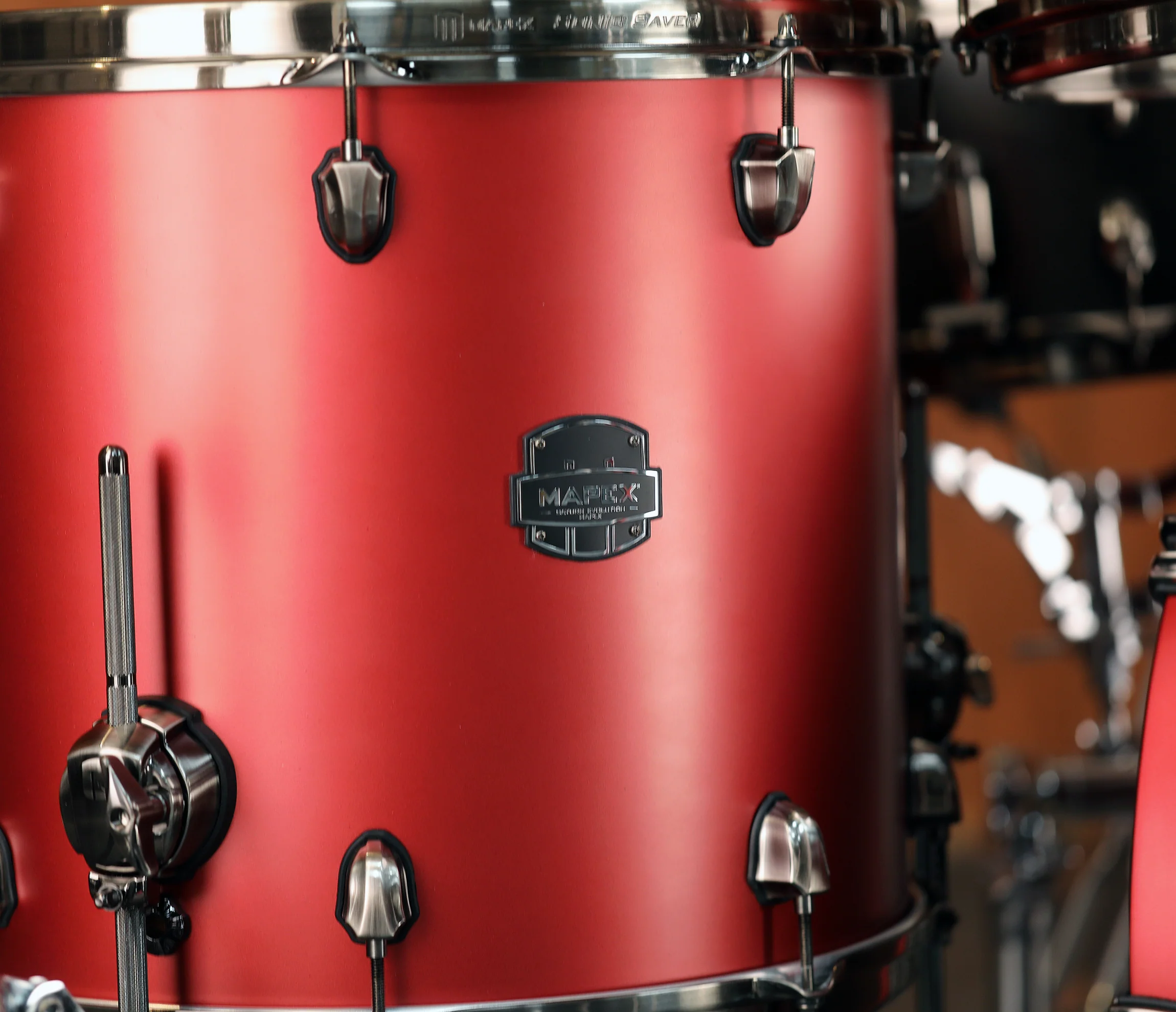 Mapex Saturn Evolution 22" 4-Piece Shell Pack in Tuscan Red - Image 5