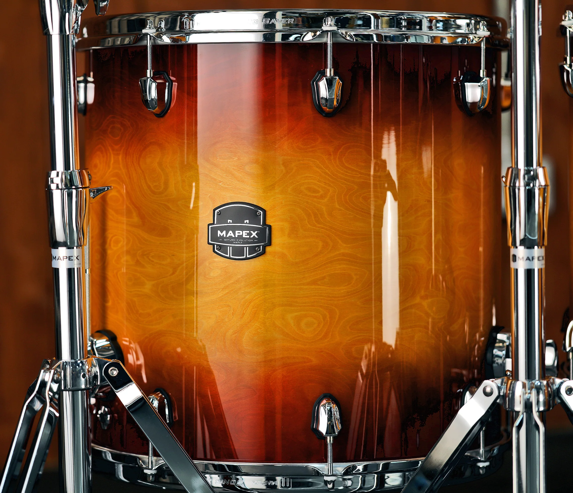 Mapex Saturn Evolution 22" 6-Piece Shell Pack in Exotic Sunburst - Image 4