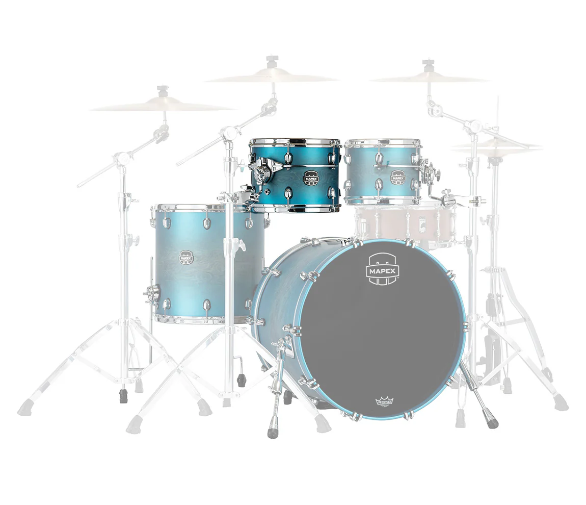 Mapex Saturn Evolution Birch Blend 10" x 8" Tom In Exotic Azure Burst