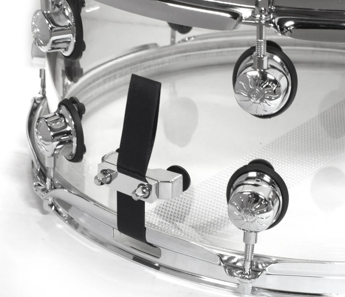 Natal Arcadia 14" x 5.5" Arcadia Acrylic Snare Drum in Transparent Clear Acrylic - Image 3