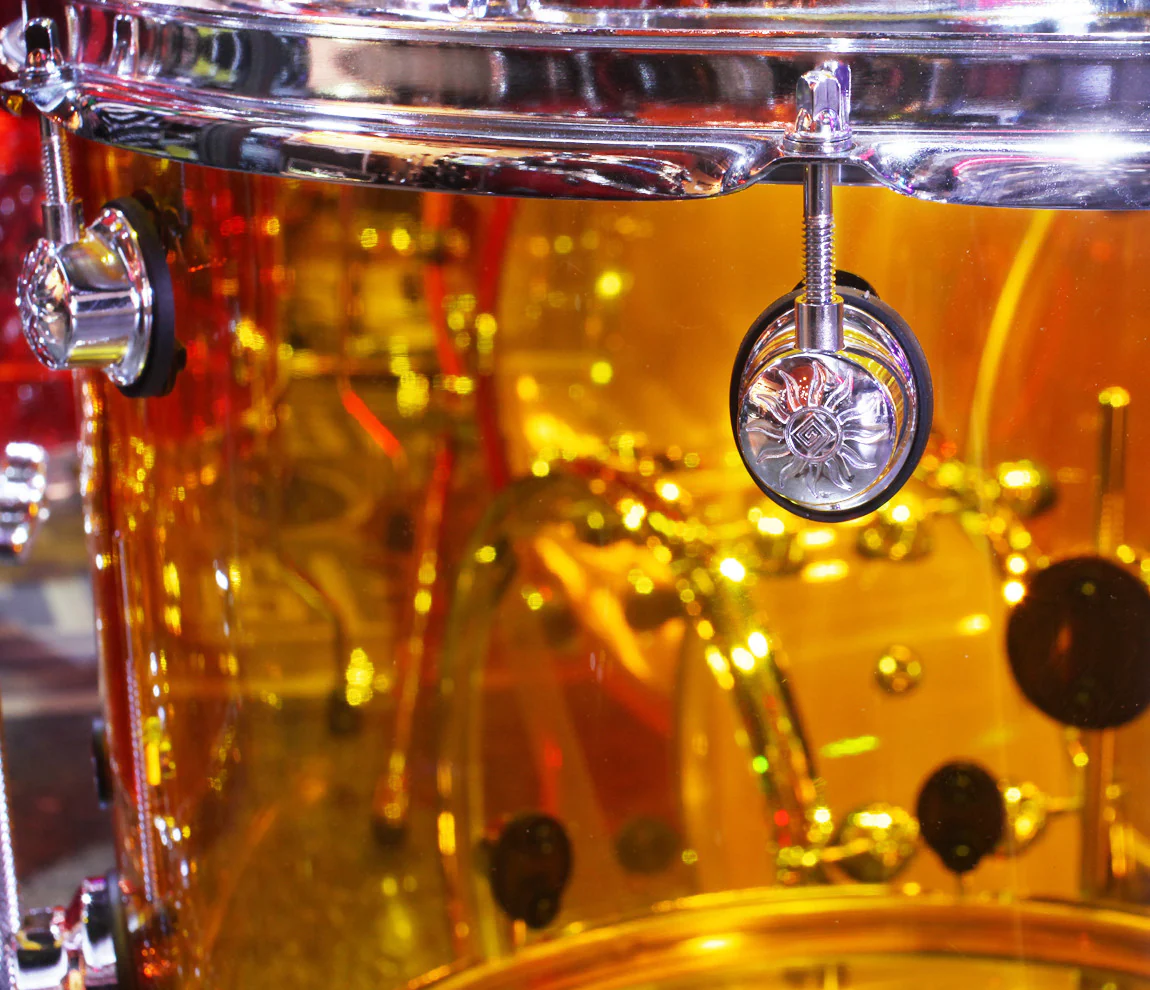 Natal Arcadia Acrylic 4-Piece Shell Pack in Transparent Orange Acrylic Finish - Image 6