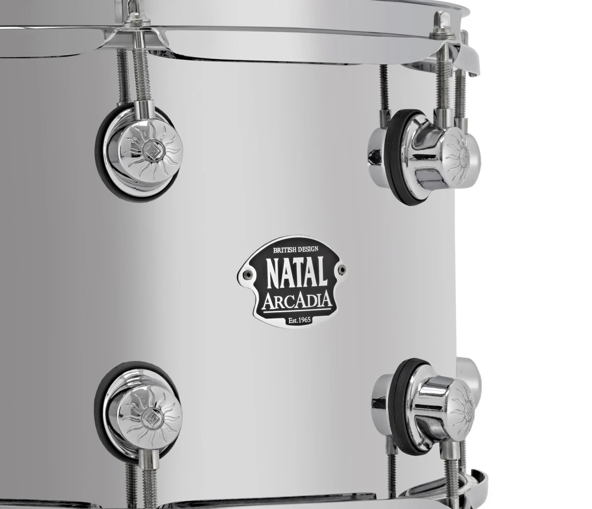 Natal Arcadia Metal SD-AR-ST48 Steel 14" x 8" Snare Drum - Image 4