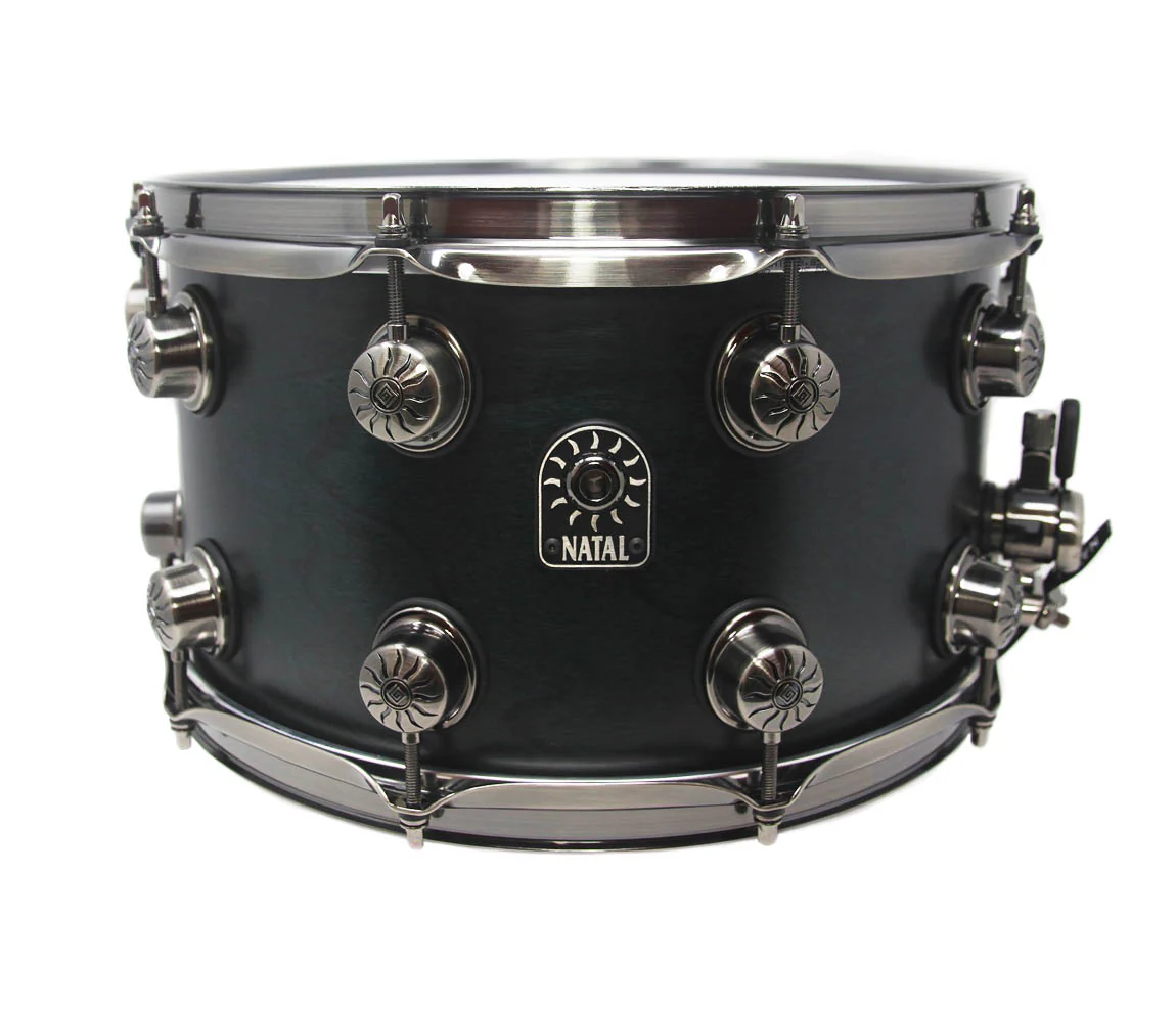 Natal Originals 14" x 5.5" Walnut Snare Drum in Cerulean Blue