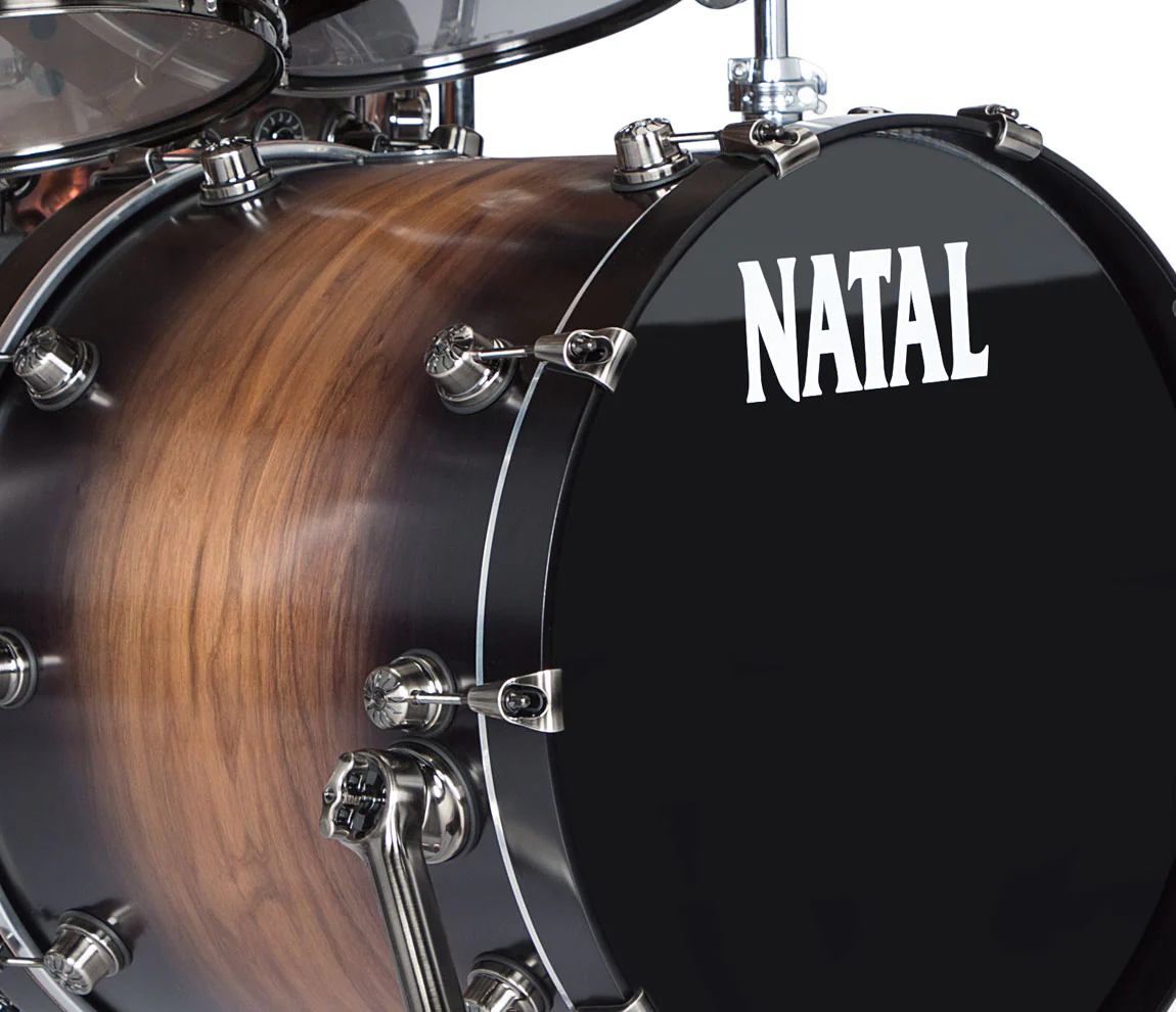 Natal 'The Originals' US Fusion X Walnut Shell 4 Piece in Natural Walnut - Image 8