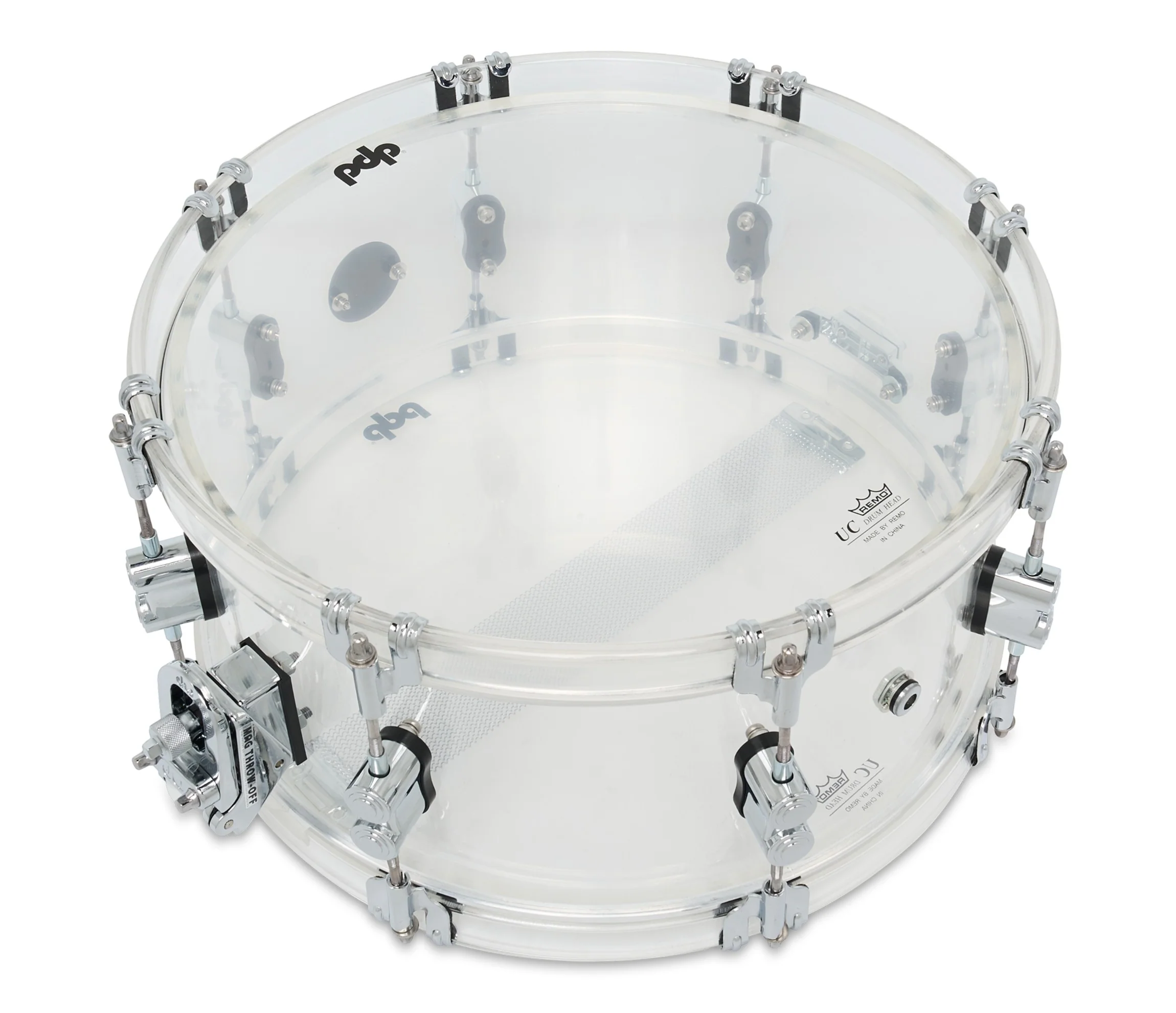 PDP Concept Series 14" x 6.5" Snare Drum in Clear Acrylic - Image 4