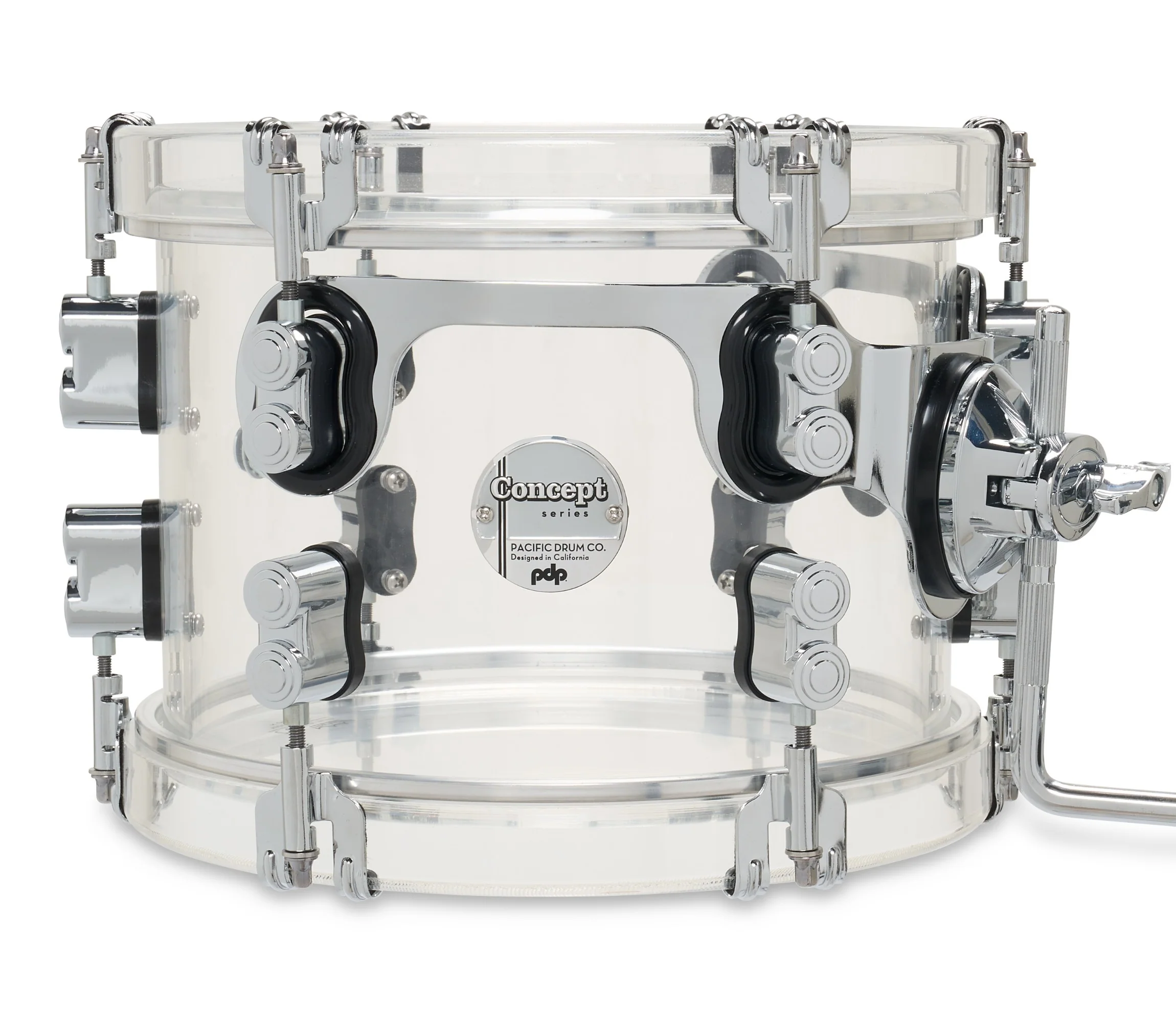 PDP Concept Series 22" 4-Piece Shell Pack in Clear Acrylic - Image 5