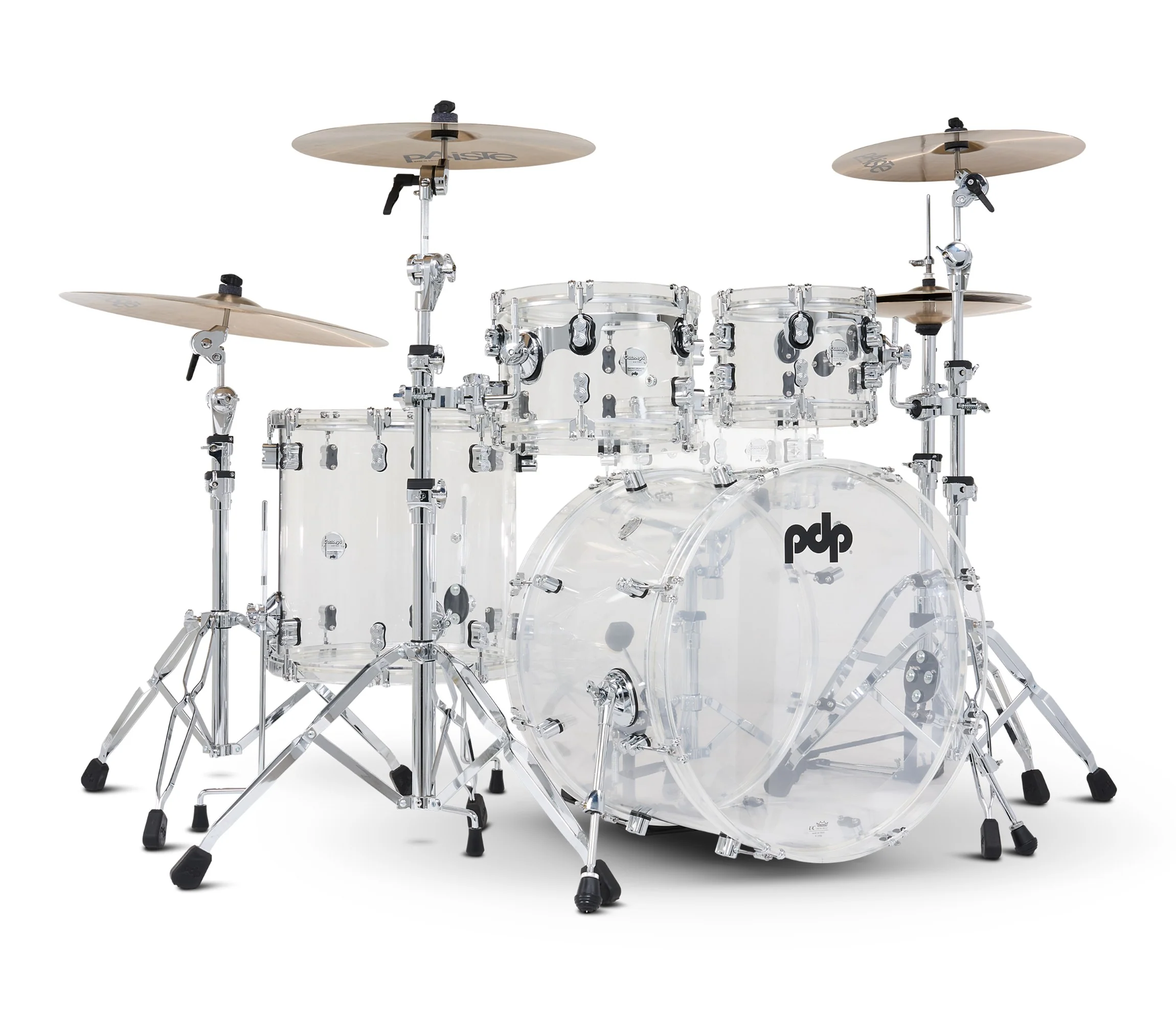 PDP Concept Series 22" 4-Piece Shell Pack in Clear Acrylic - Image 8