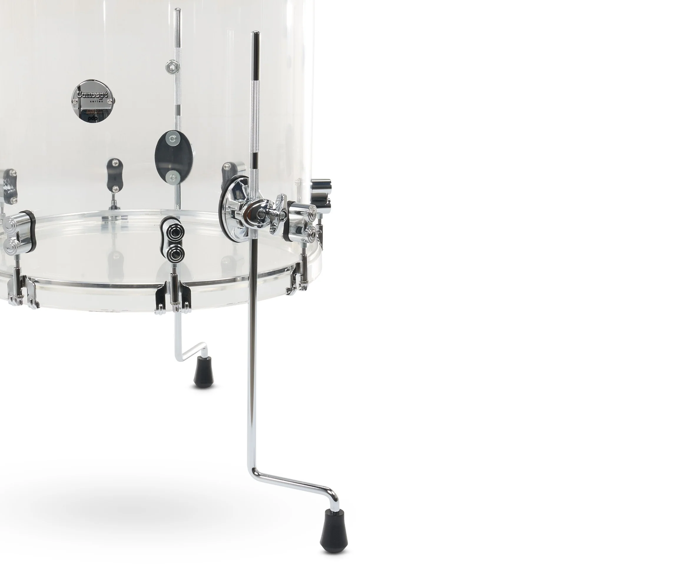 PDP Concept Series 22" 6-Piece Shell Pack in Clear Acrylic - Image 3