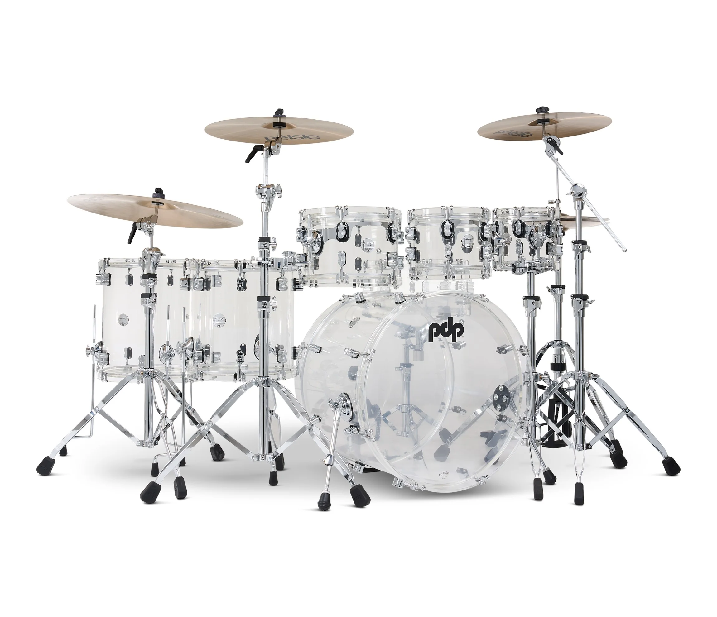 PDP Concept Series 22" 6-Piece Shell Pack in Clear Acrylic - Image 8