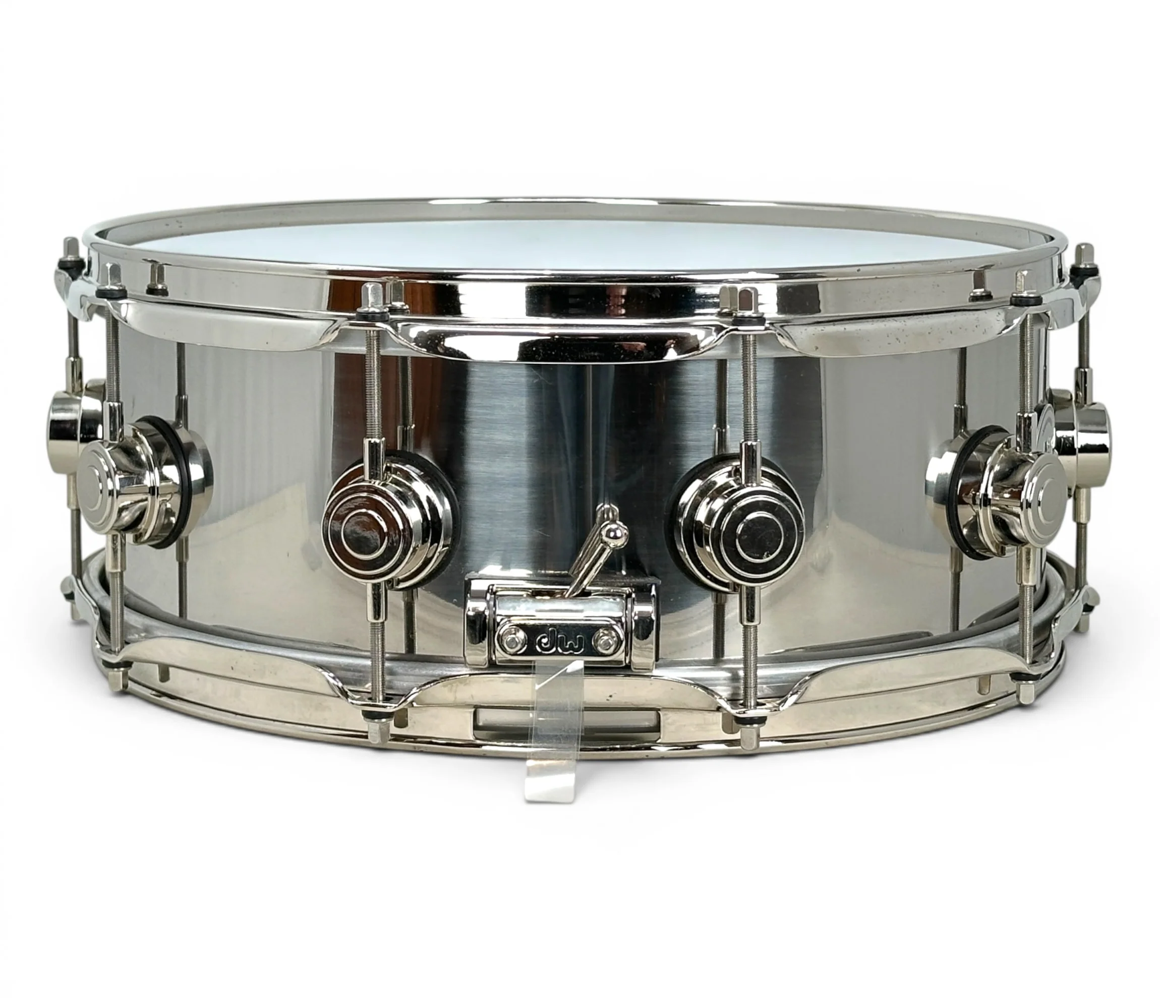 Pre Loved DW Collectors Series 14" x 5.5" Stainless Steel Snare Drum - Image 3