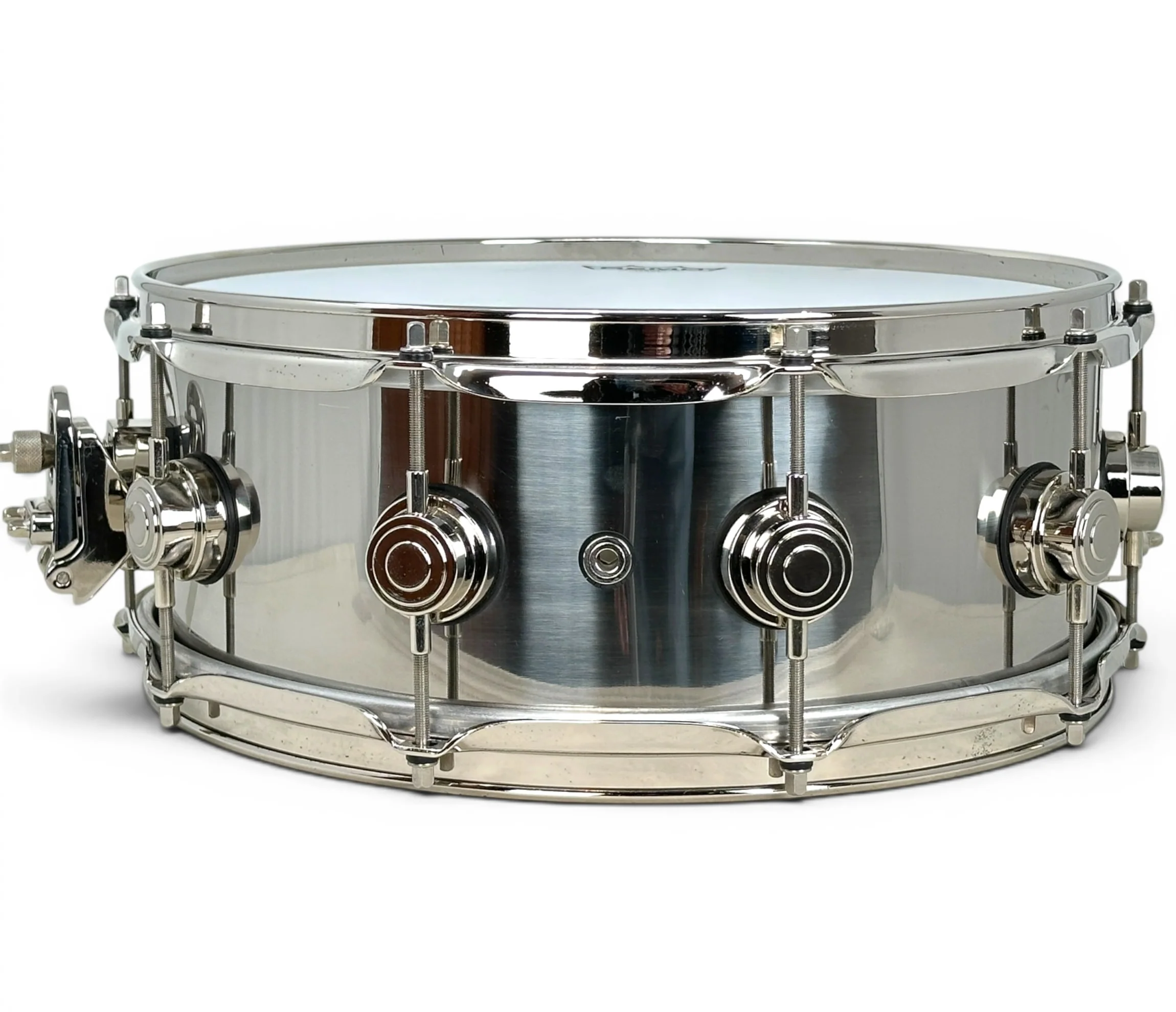 Pre Loved DW Collectors Series 14" x 5.5" Stainless Steel Snare Drum - Image 4