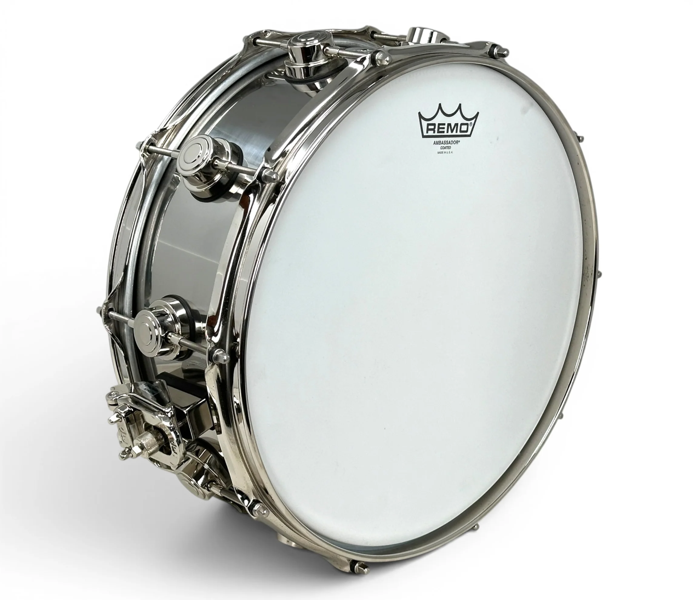 Pre Loved DW Collectors Series 14" x 5.5" Stainless Steel Snare Drum - Image 6