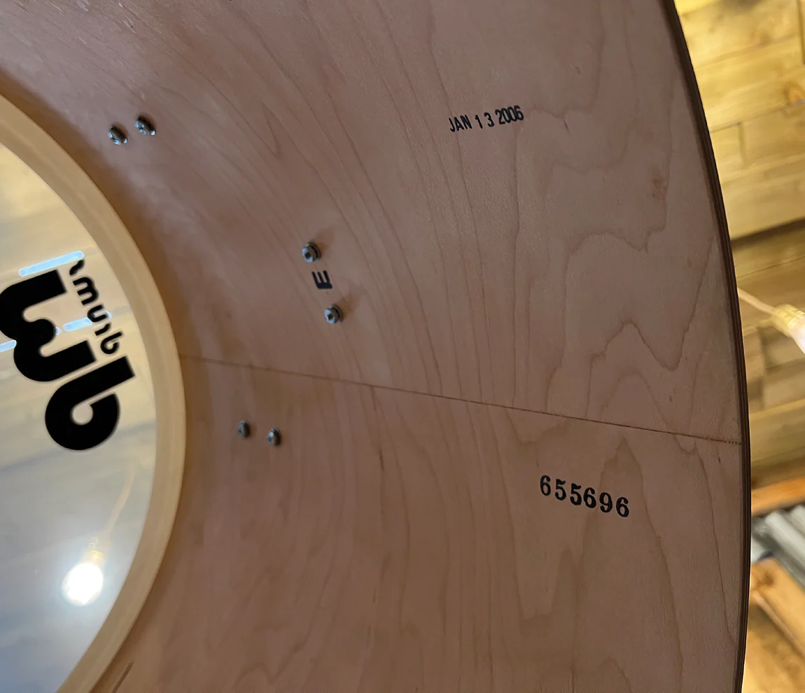 Pre-Loved DW Drum Workshop 22" x 16" Collectors Series Gong Drum in Exotic - Image 10