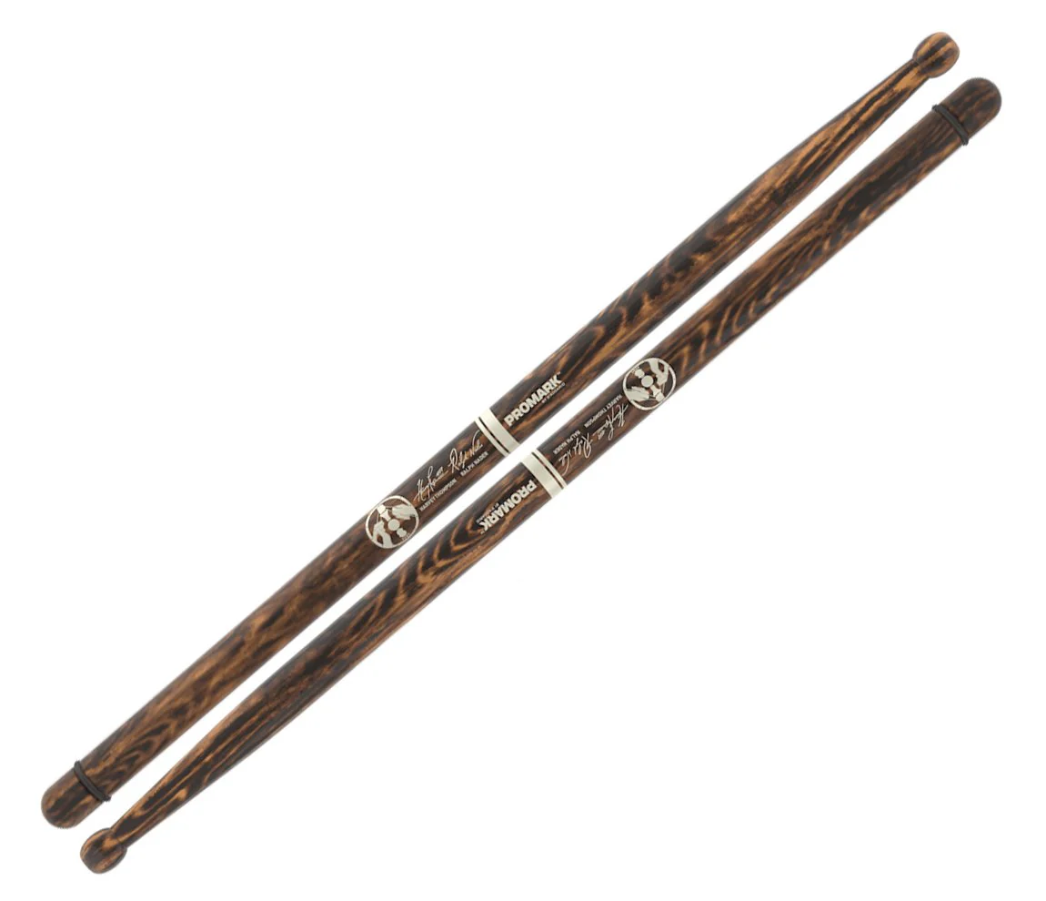 Promark "Bring Your Own Style" - BYOS FireGrain Hickory Oval Wood Tip Drumsticks